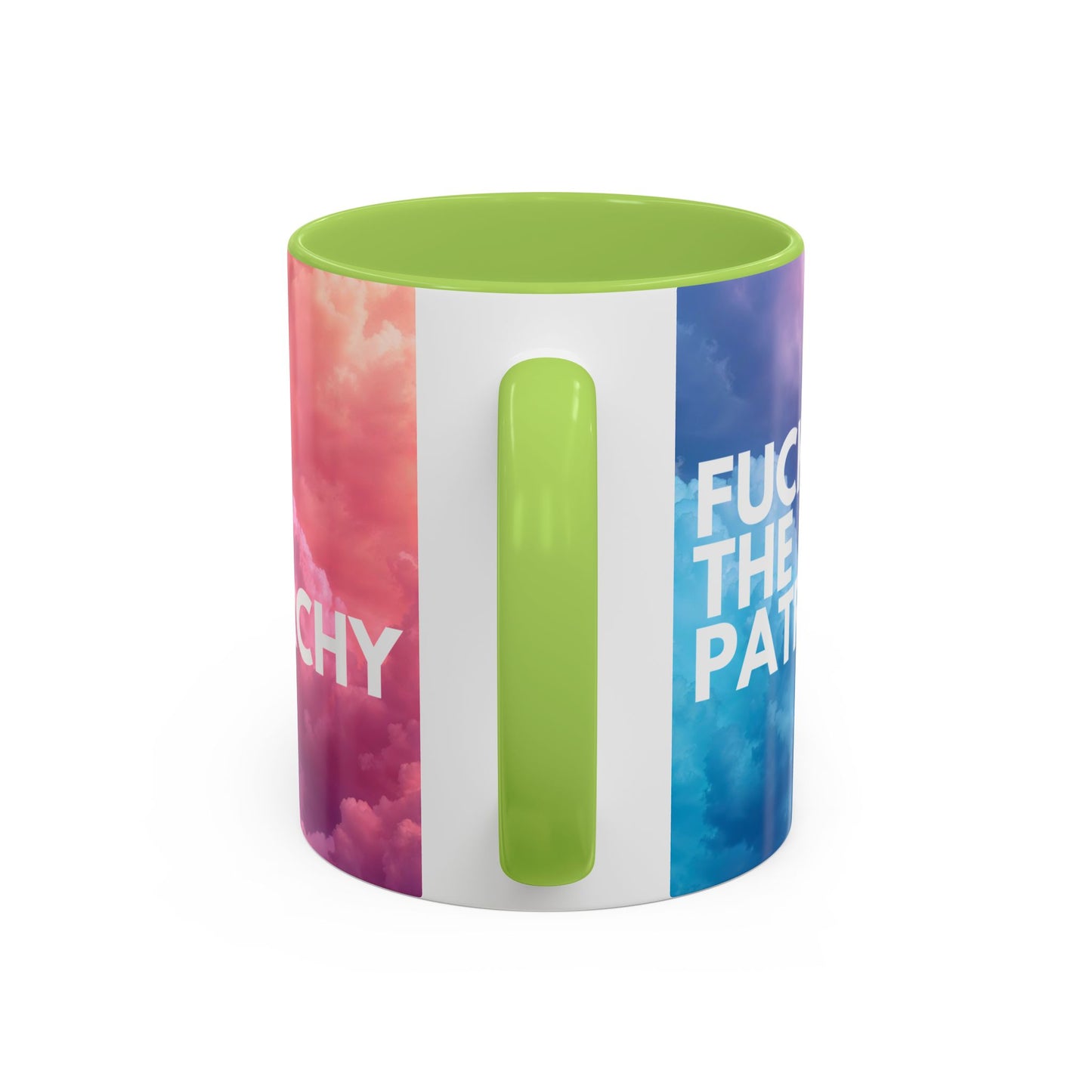 F the Patriarchy - Accent Coffee Mug