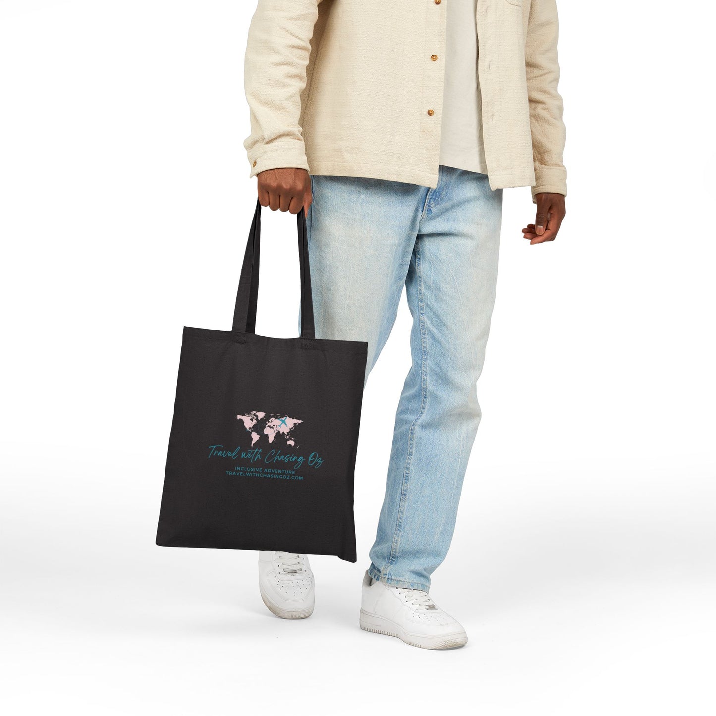 Travel with Chasing Oz - Cotton Canvas Tote Bag