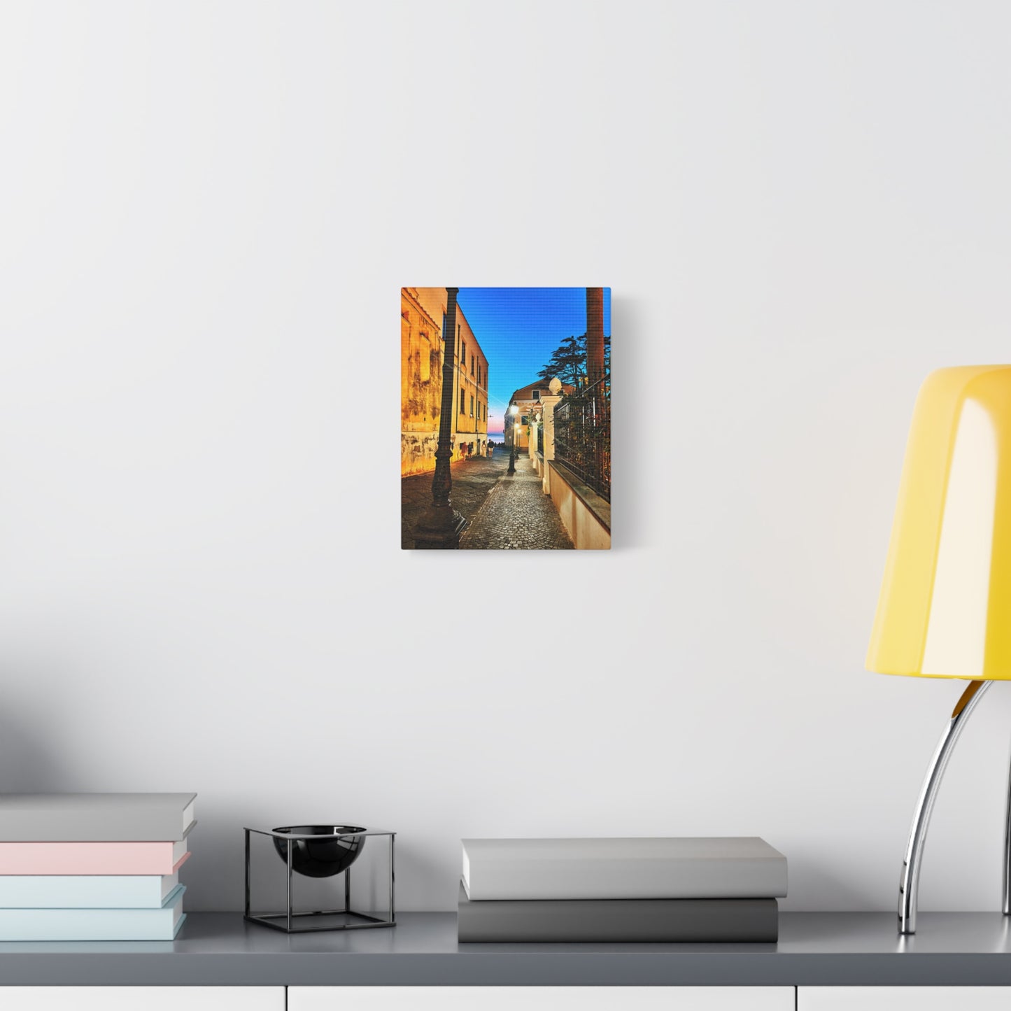 Sorrento Nights by Chasing Oz - Stretched Canvas Print