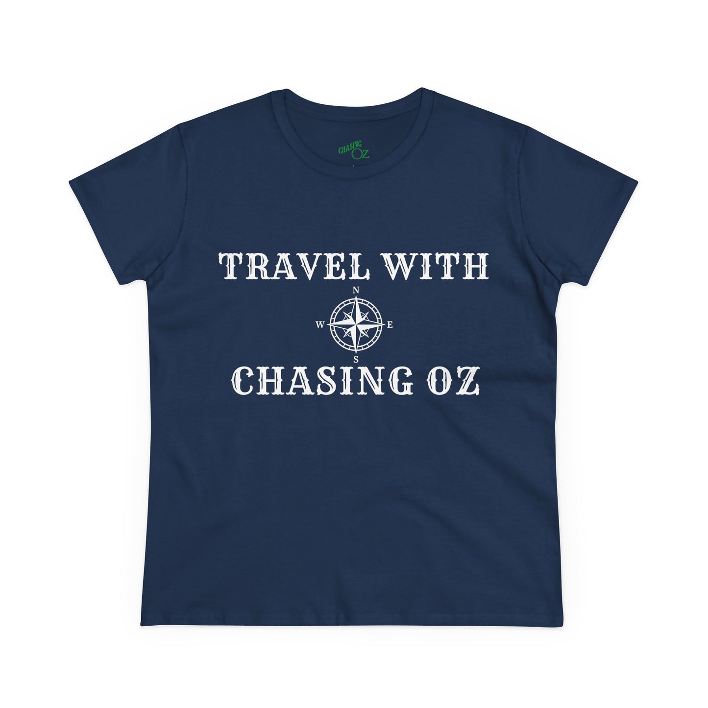 Travel with Chasing Oz - Womens Cotton Tee