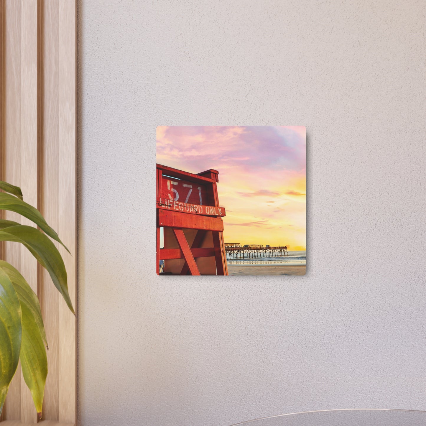 Daytona Beach Sunrise - Metal Art Sign
