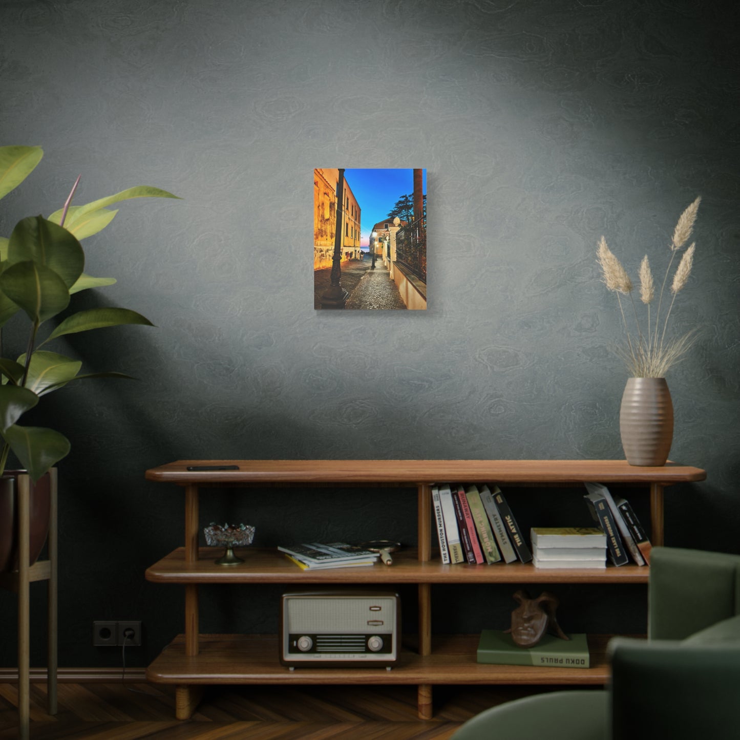 Sorrento Nights by Chasing Oz - Stretched Canvas Print