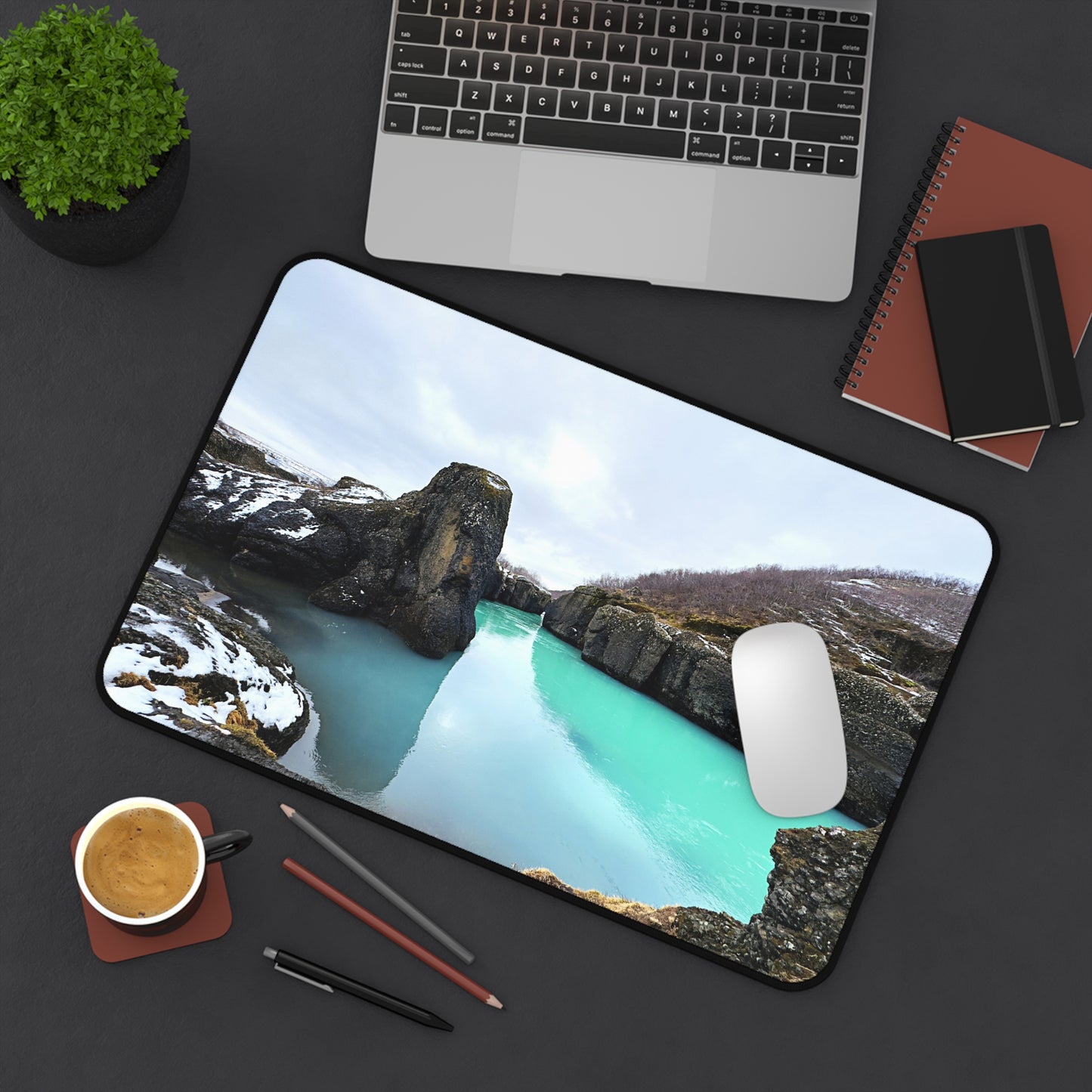 Icelandic Tranquility - Scenic Desk Mat