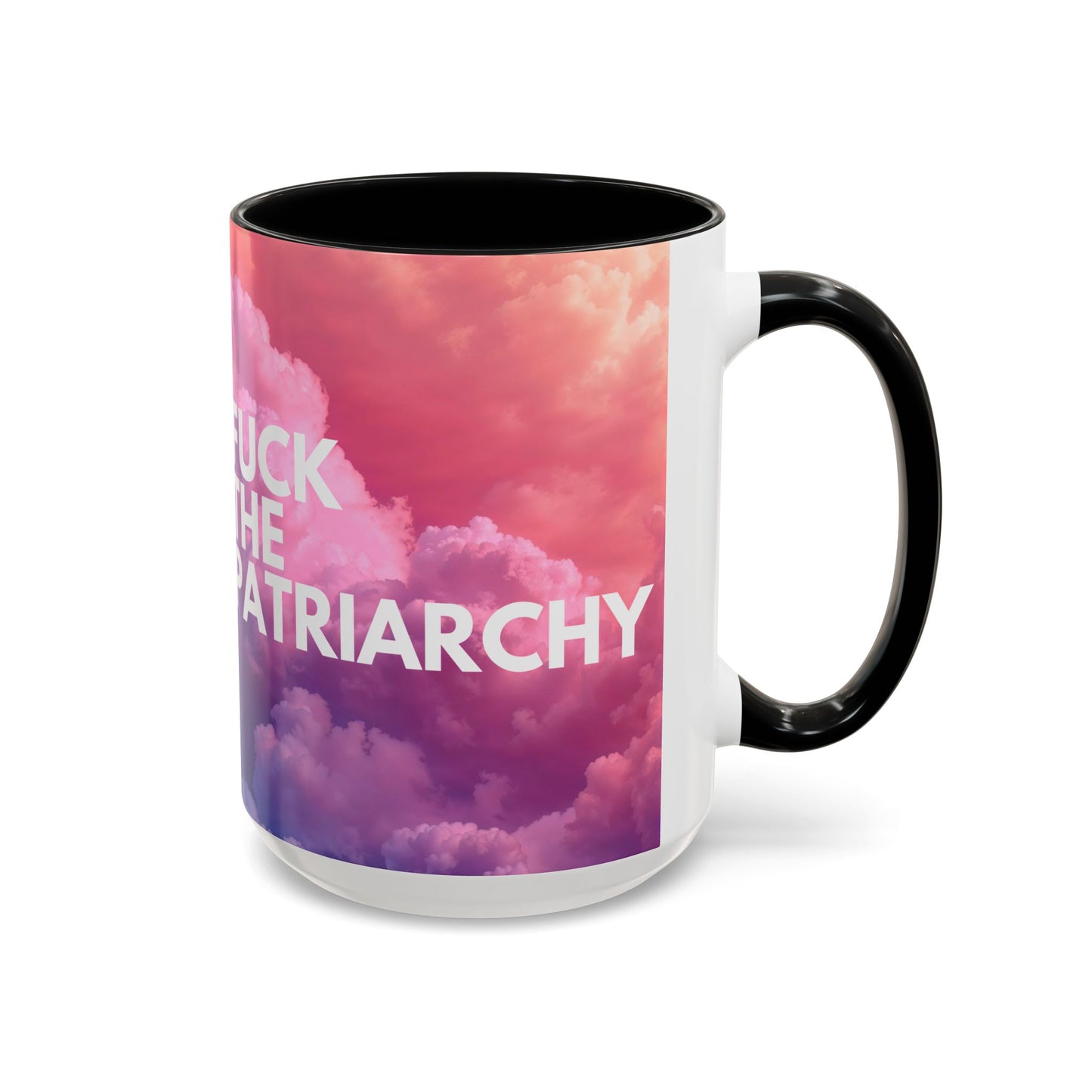 F the Patriarchy - Accent Coffee Mug