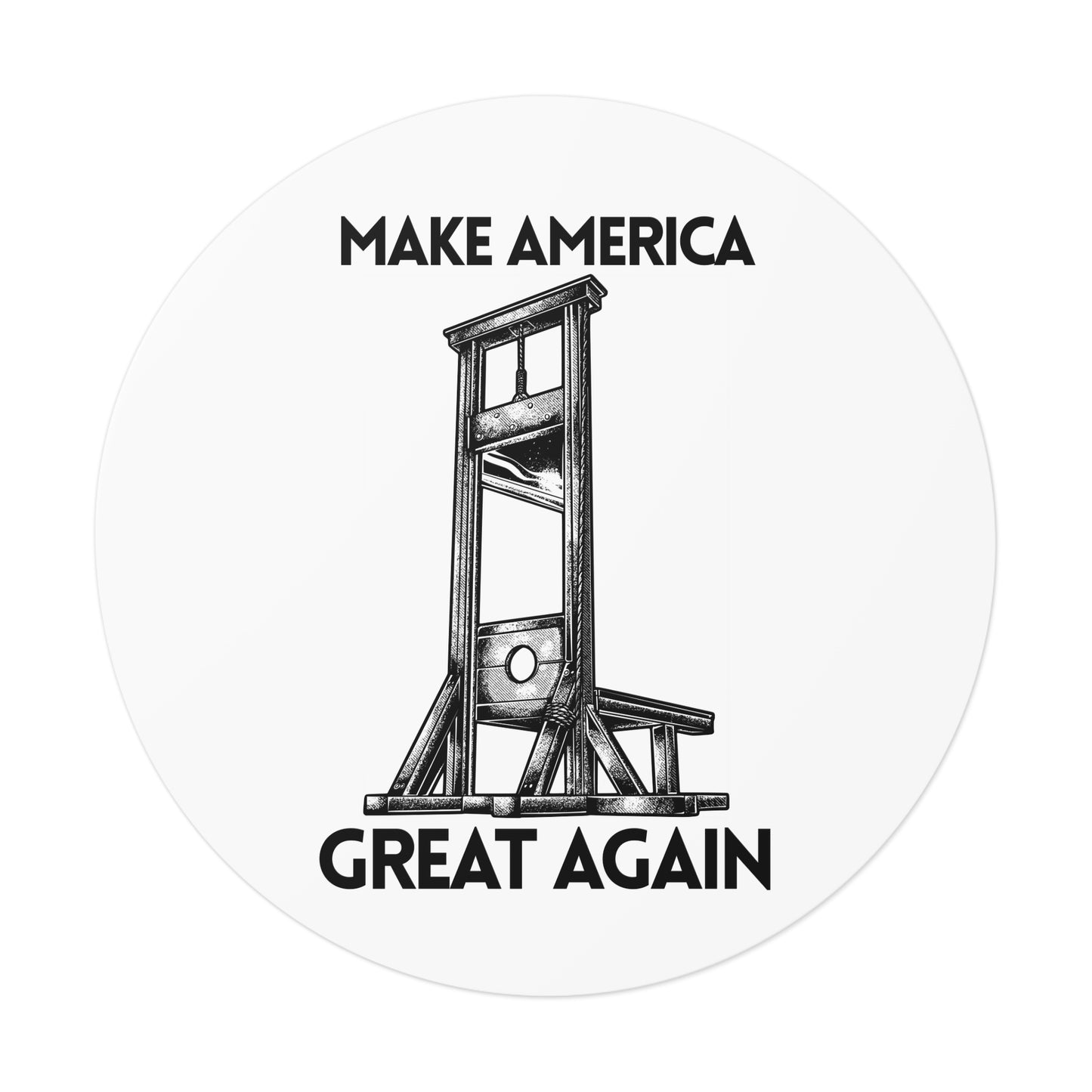 MAGA LOLZ - Round Vinyl Sticker