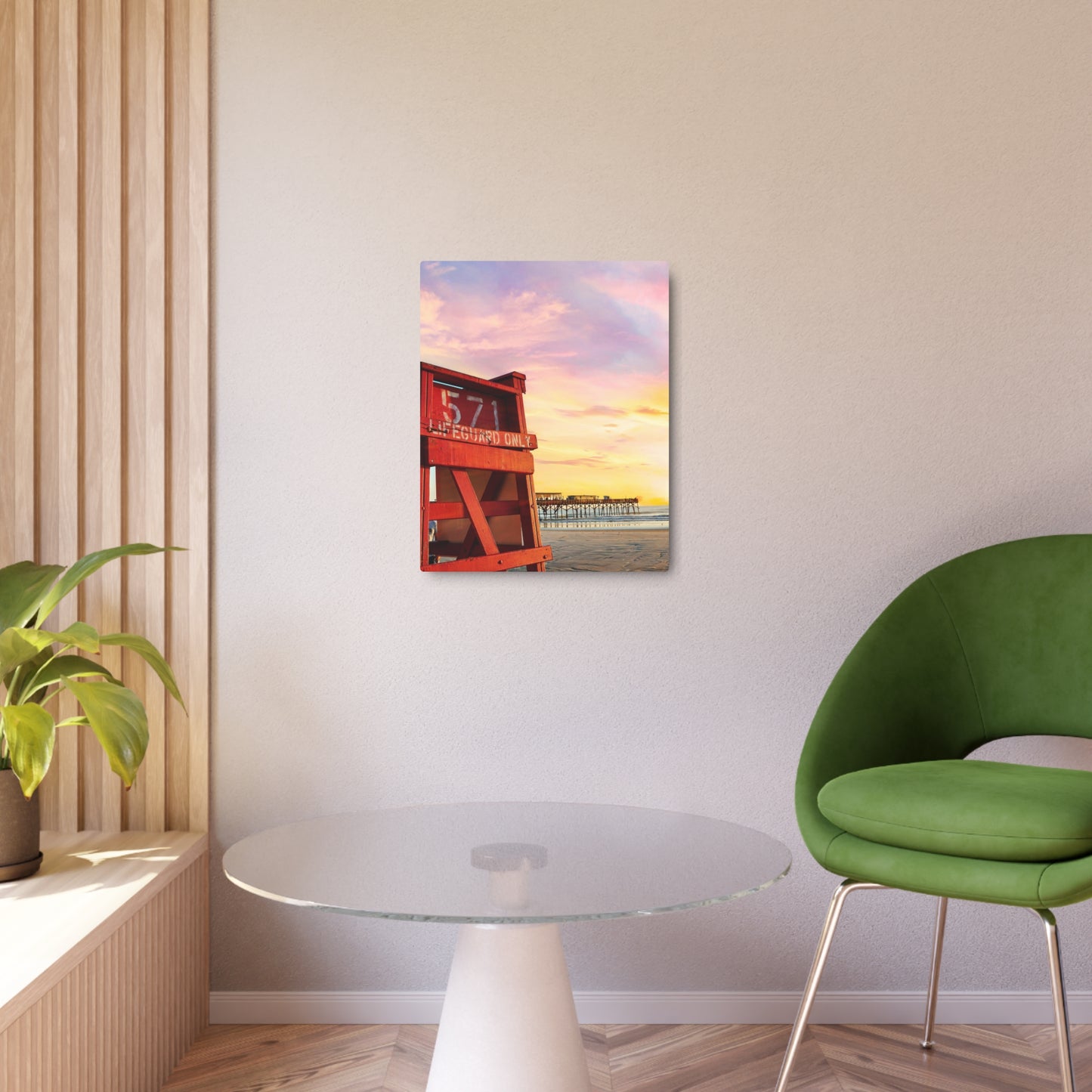 Daytona Beach Sunrise - Metal Art Sign