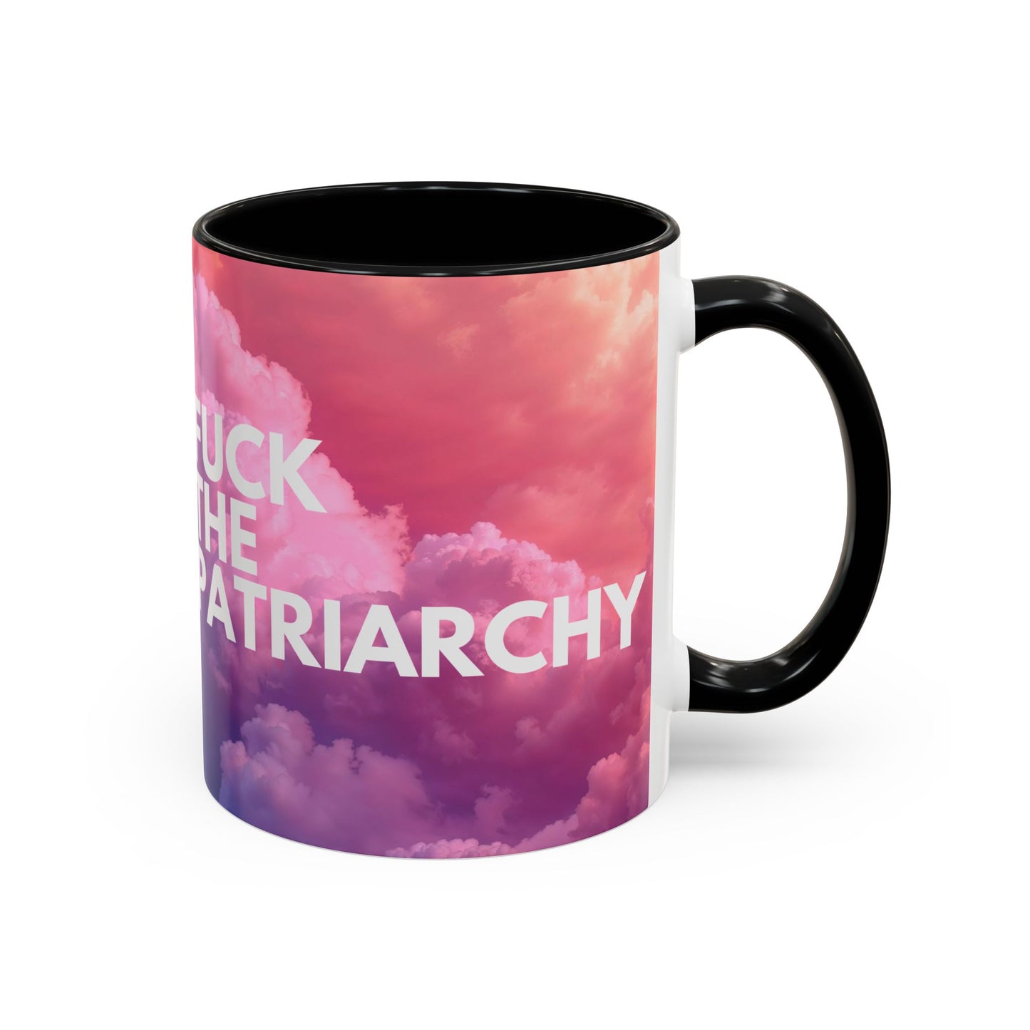 F the Patriarchy - Accent Coffee Mug