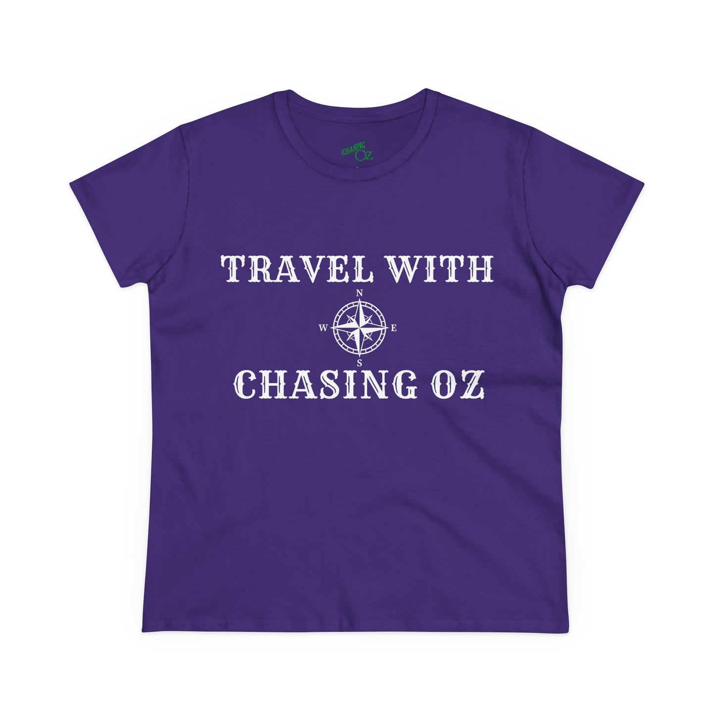 Travel with Chasing Oz - Womens Cotton Tee