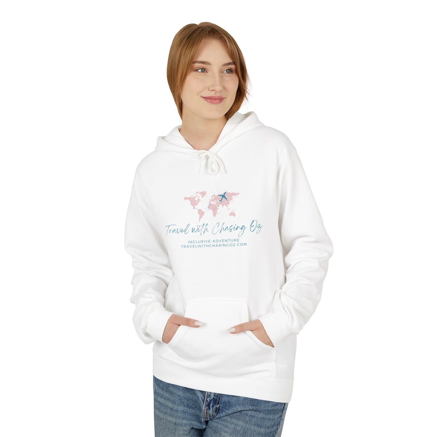Travel with Chasing Oz - Softstyle Fleece Hoodie