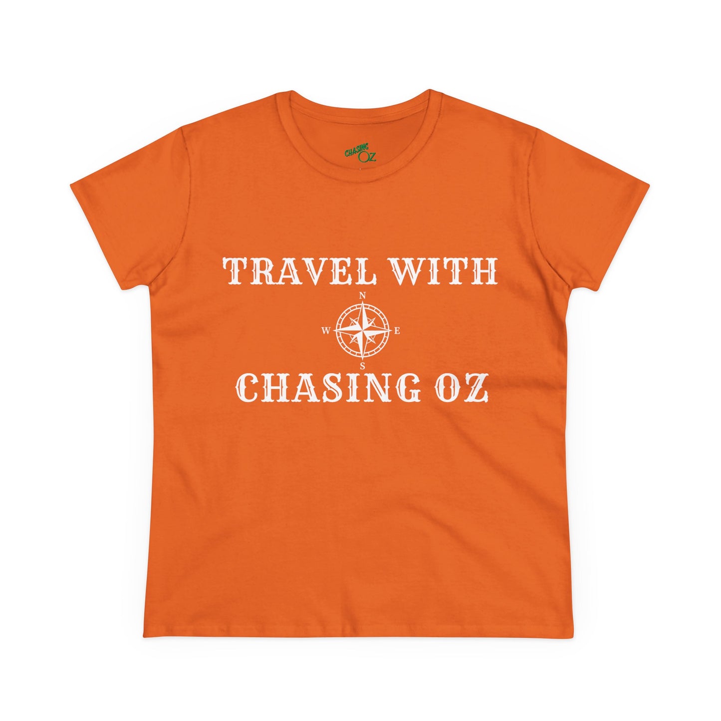 Travel with Chasing Oz - Womens Cotton Tee