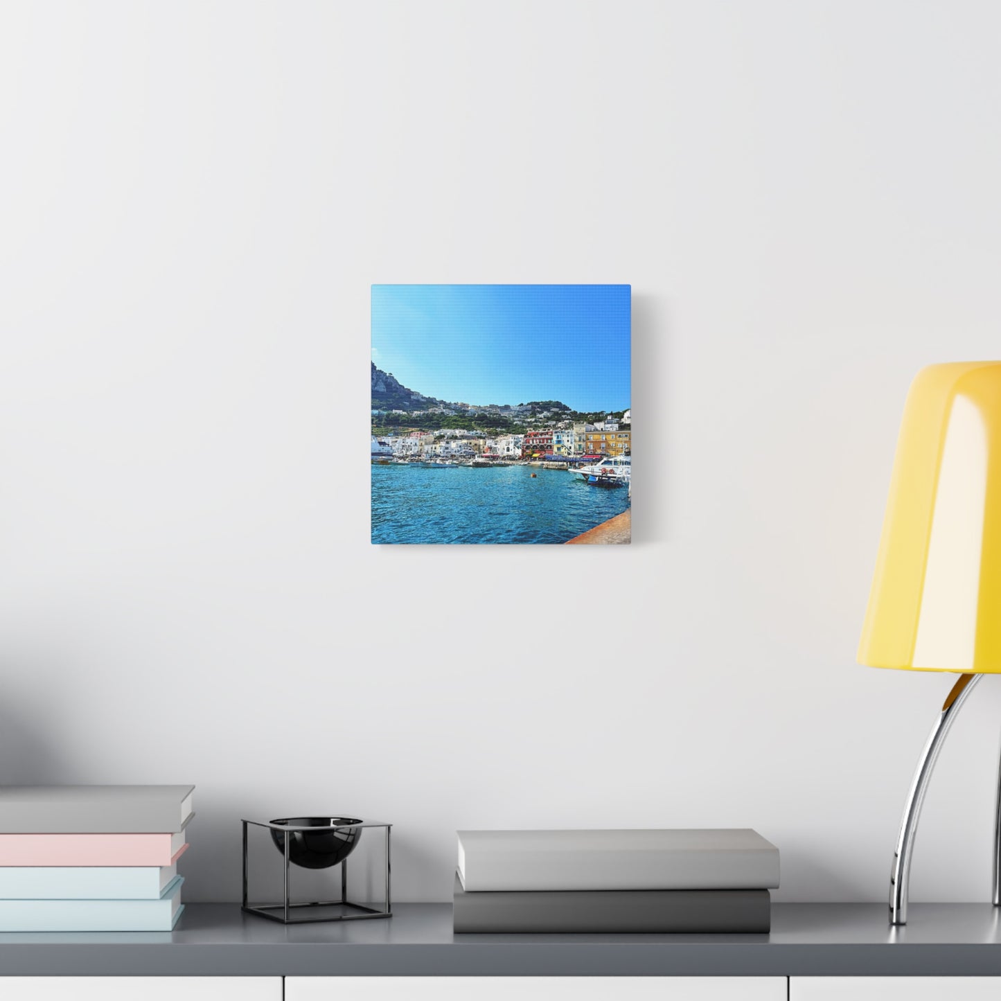 Capri Seaside by Chasing Oz - Stretched Canvas Print