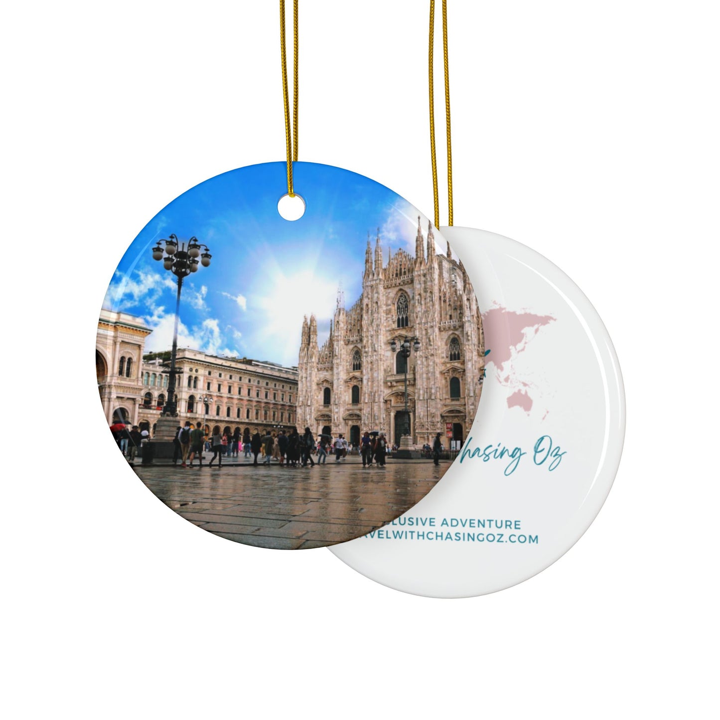 Milan Duomo by Chasing Oz - Double-sided Ceramic Ornaments