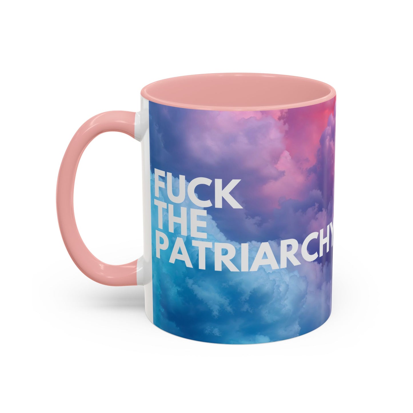 F the Patriarchy - Accent Coffee Mug