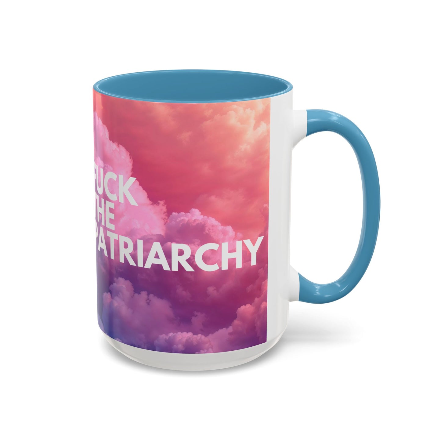 F the Patriarchy - Accent Coffee Mug