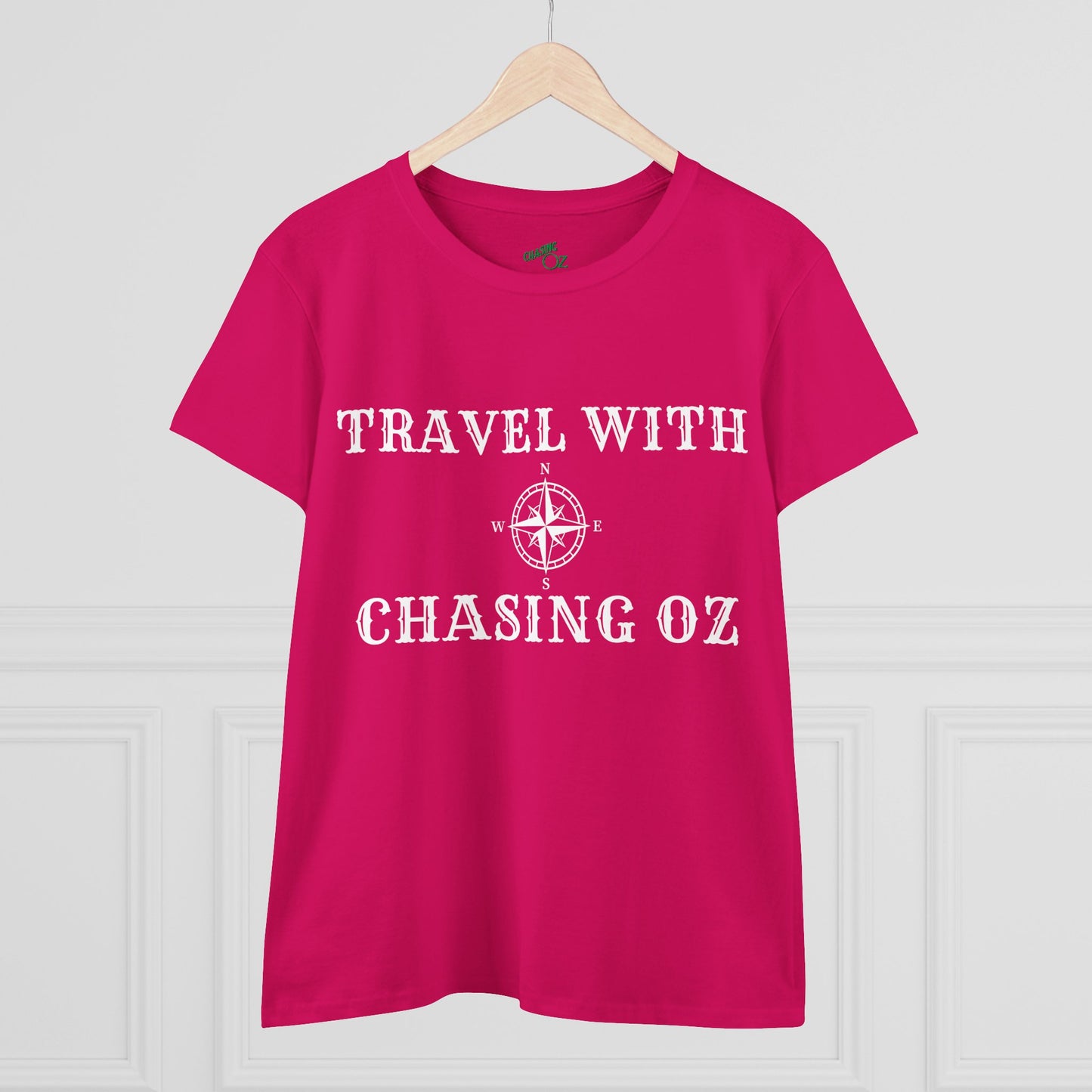 Travel with Chasing Oz - Womens Cotton Tee