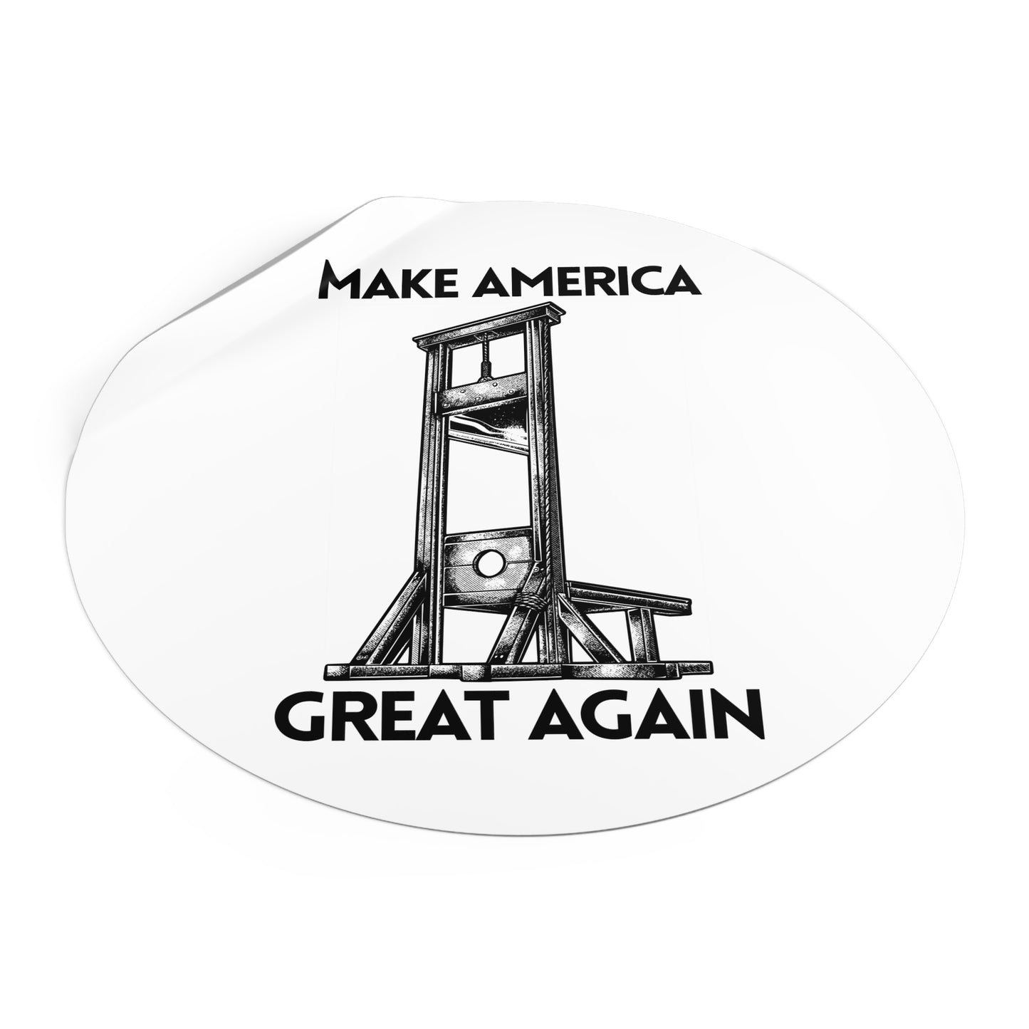 MAGA LOLZ - Round Vinyl Sticker