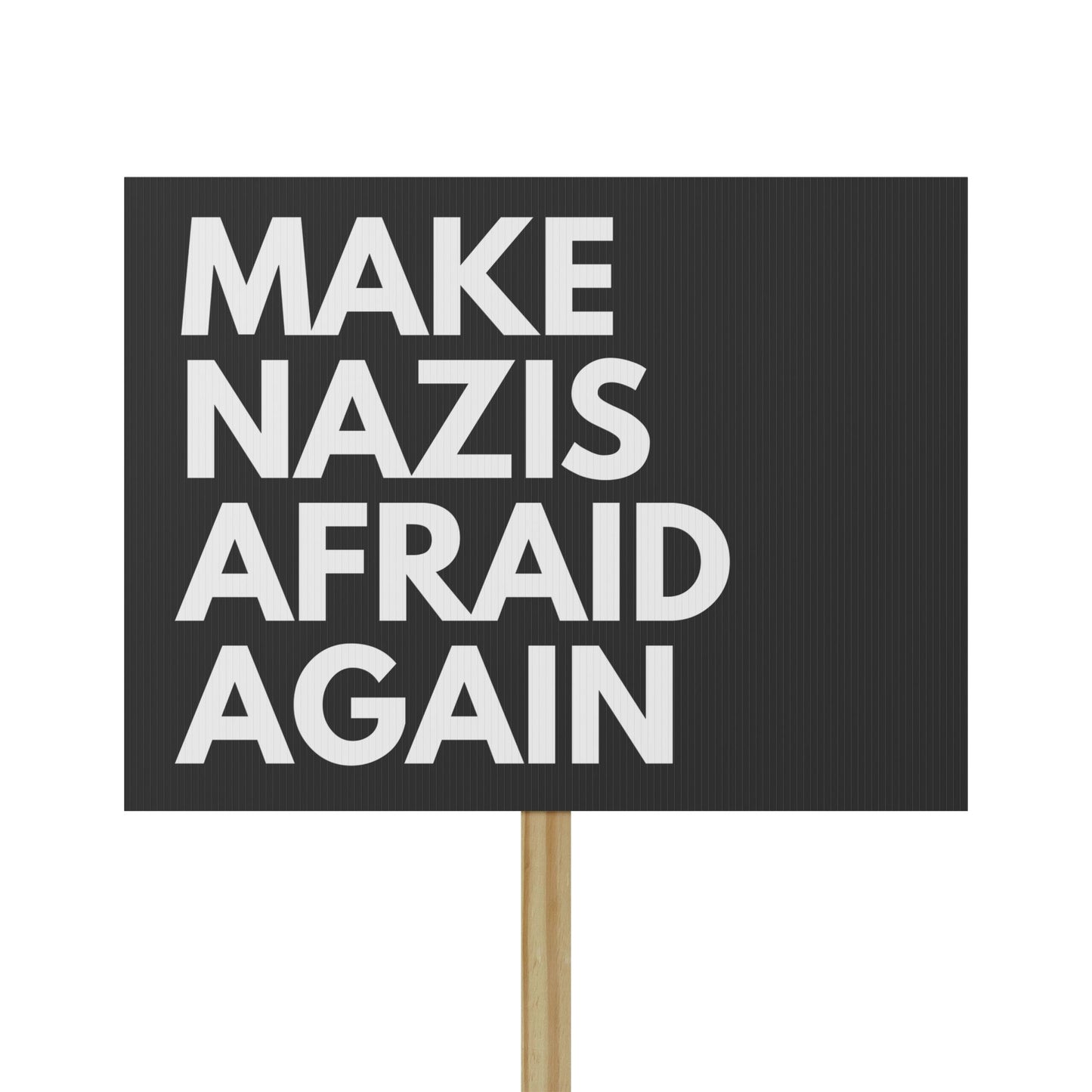 Make Nazis Afraid Again - Protest Sign