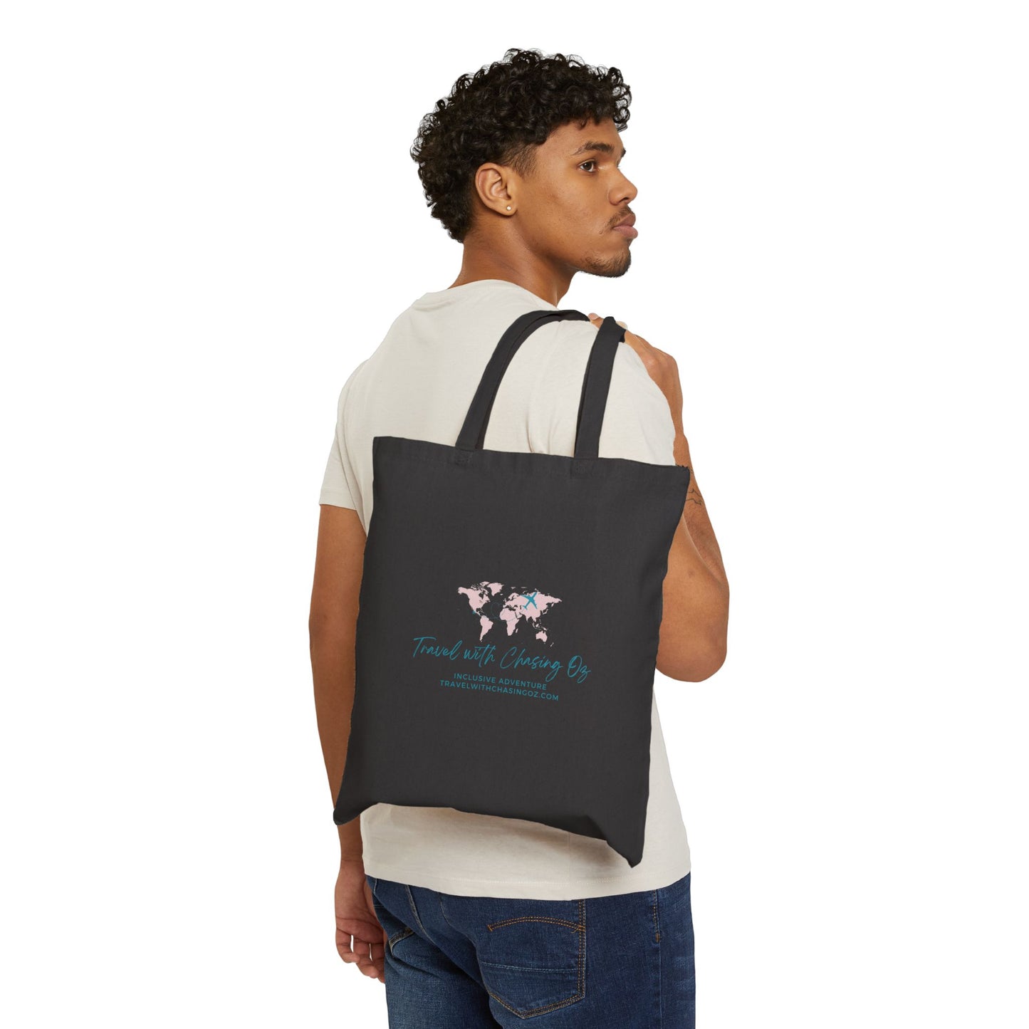 Travel with Chasing Oz - Cotton Canvas Tote Bag