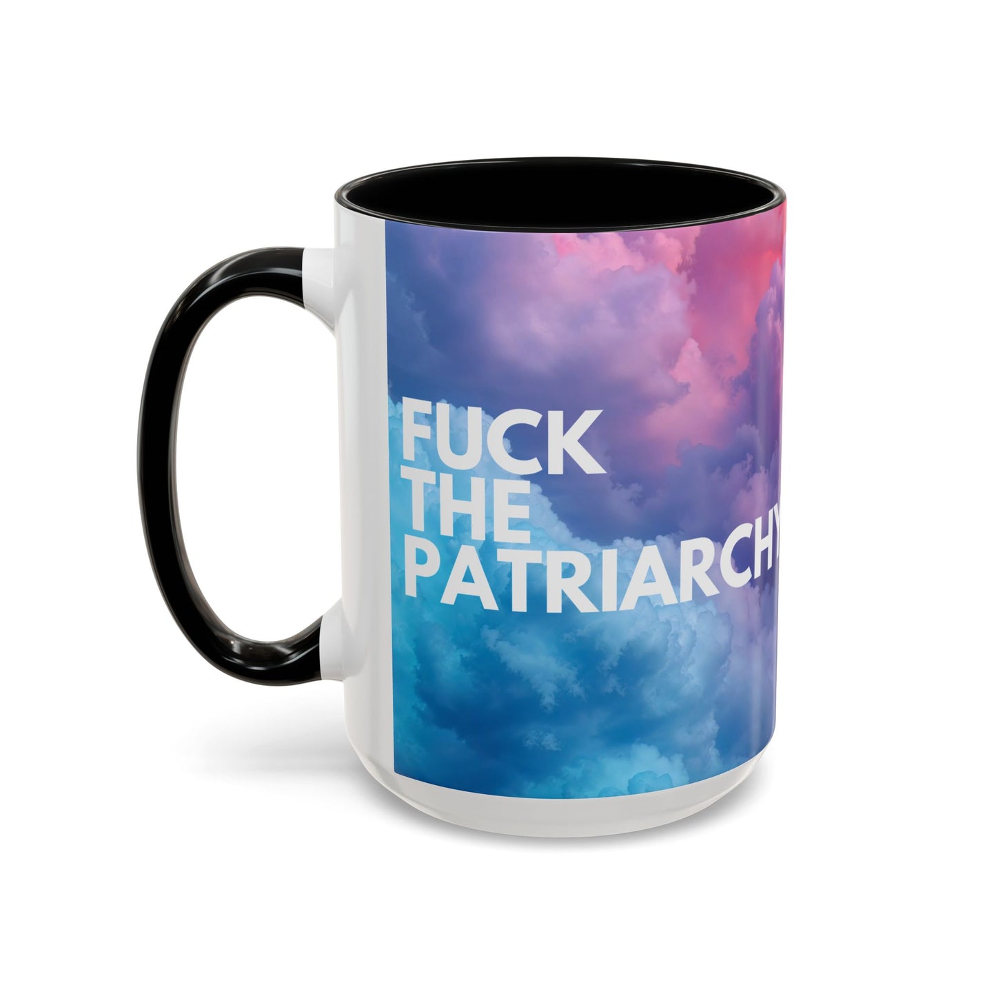 F the Patriarchy - Accent Coffee Mug