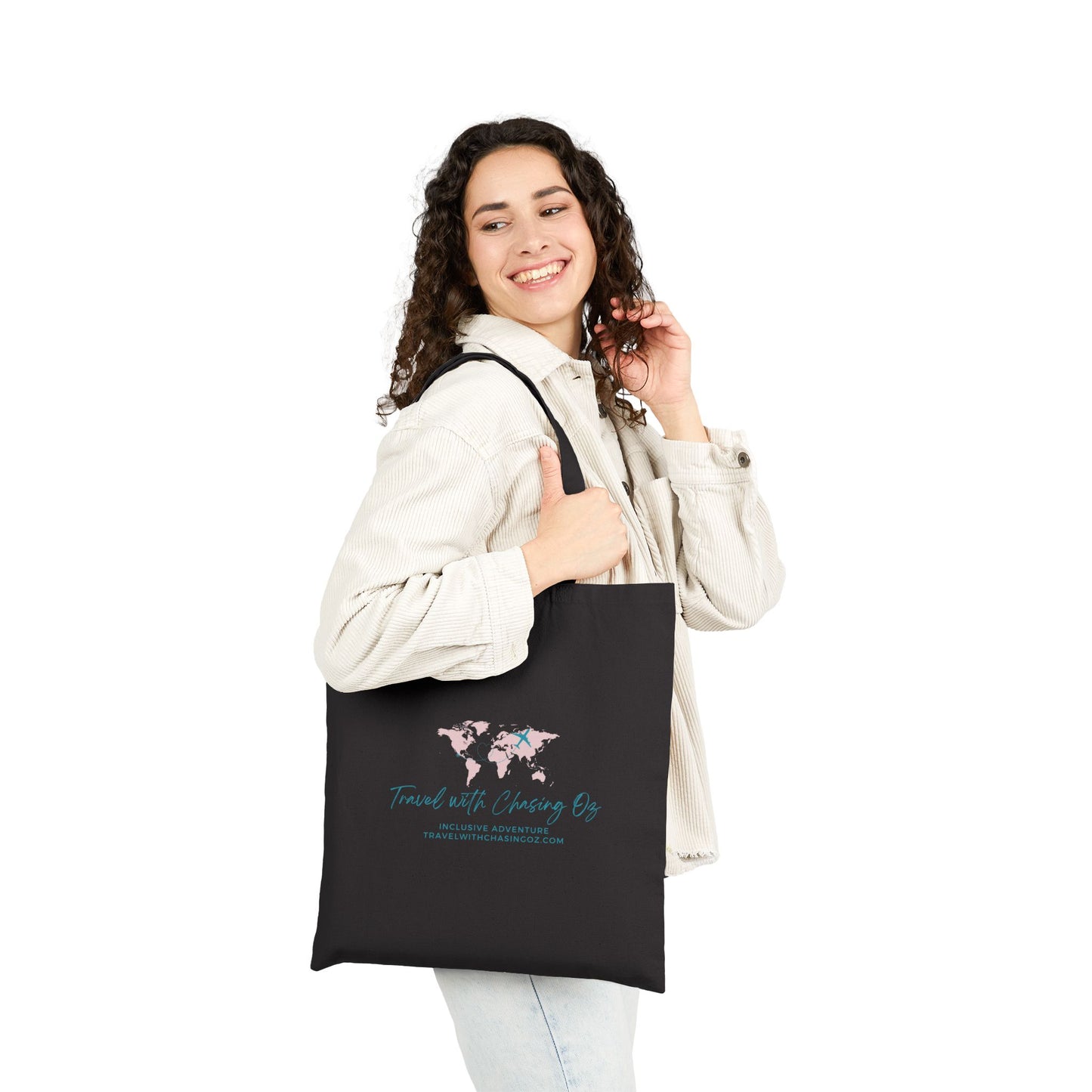 Travel with Chasing Oz - Cotton Canvas Tote Bag