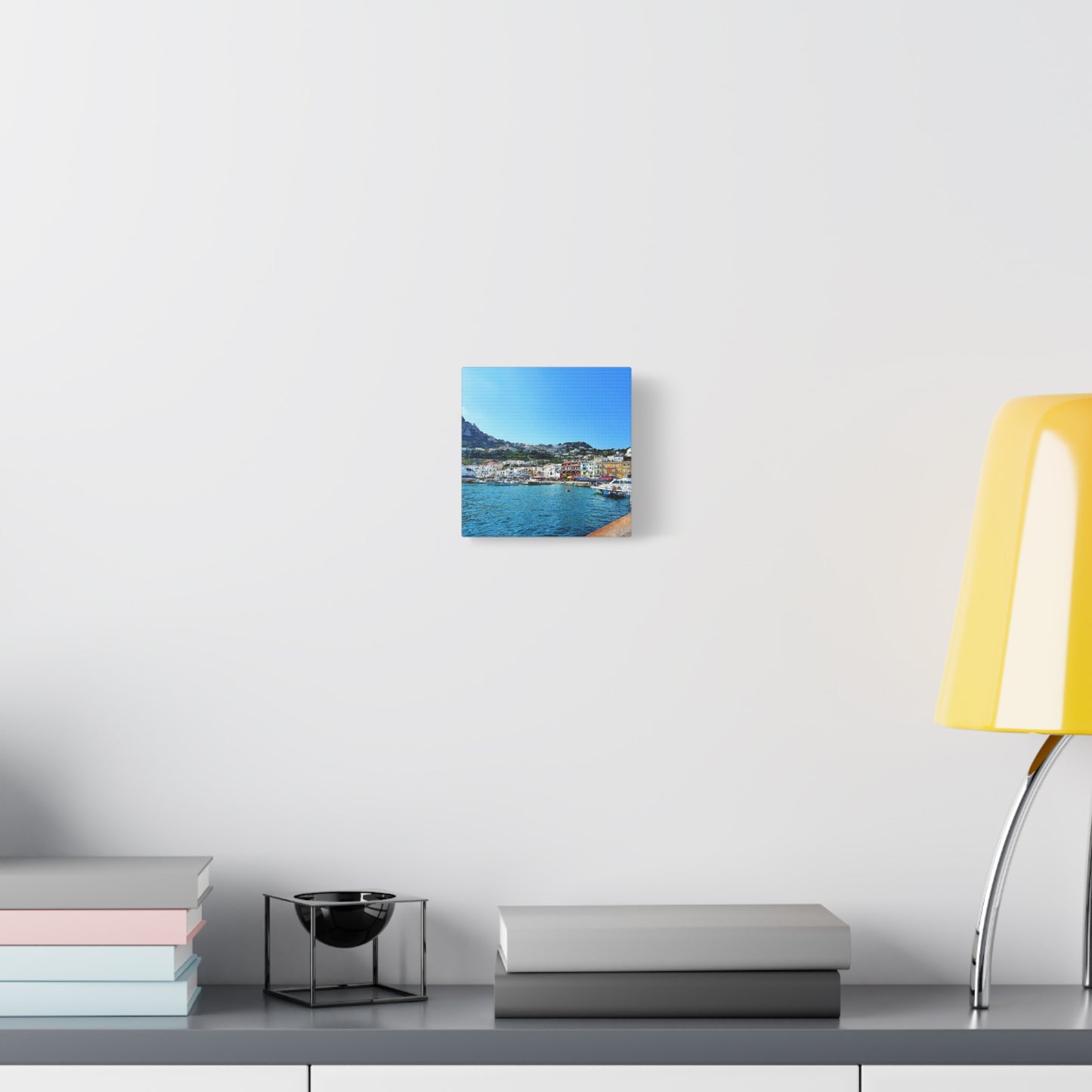 Capri Seaside by Chasing Oz - Stretched Canvas Print