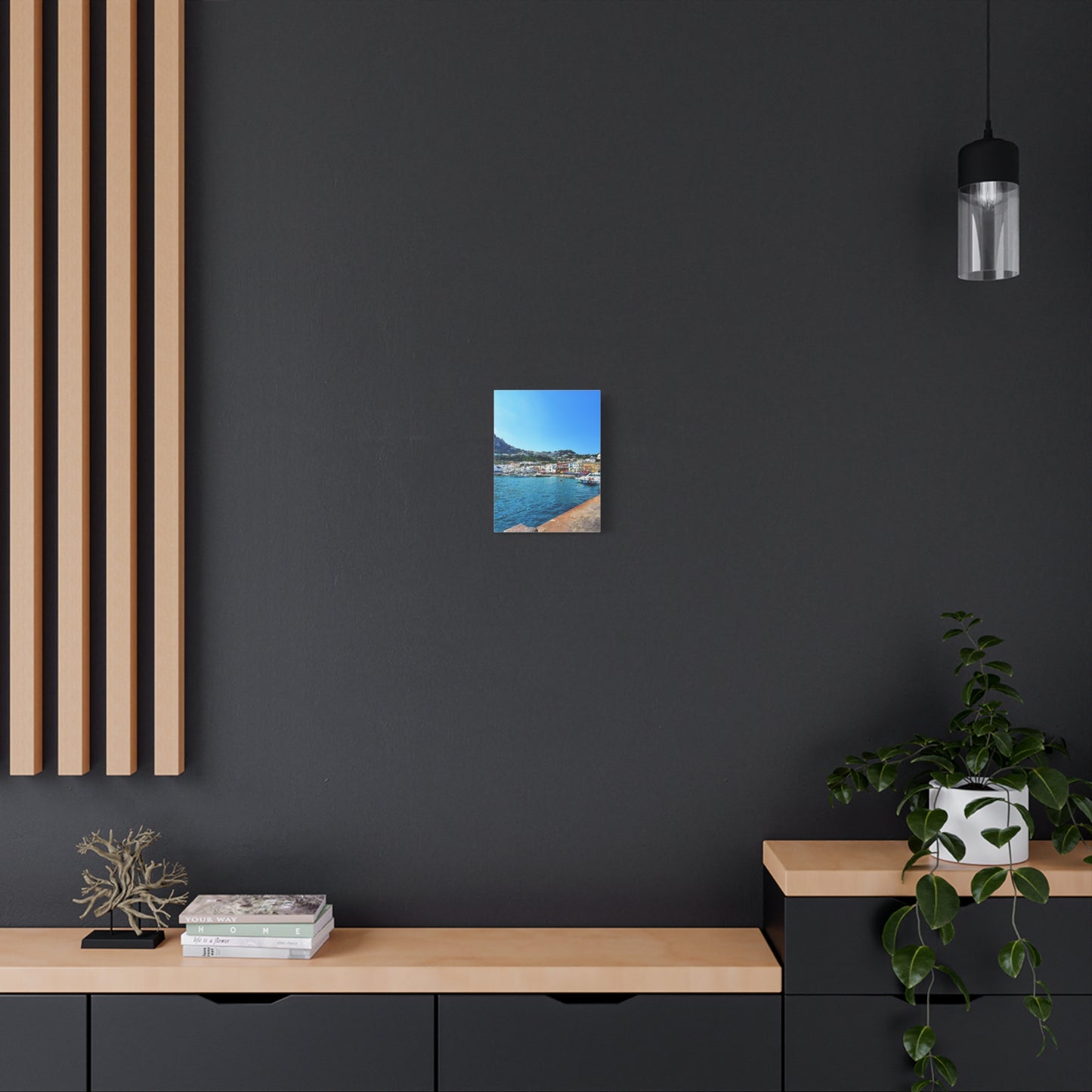 Capri Seaside by Chasing Oz - Stretched Canvas Print