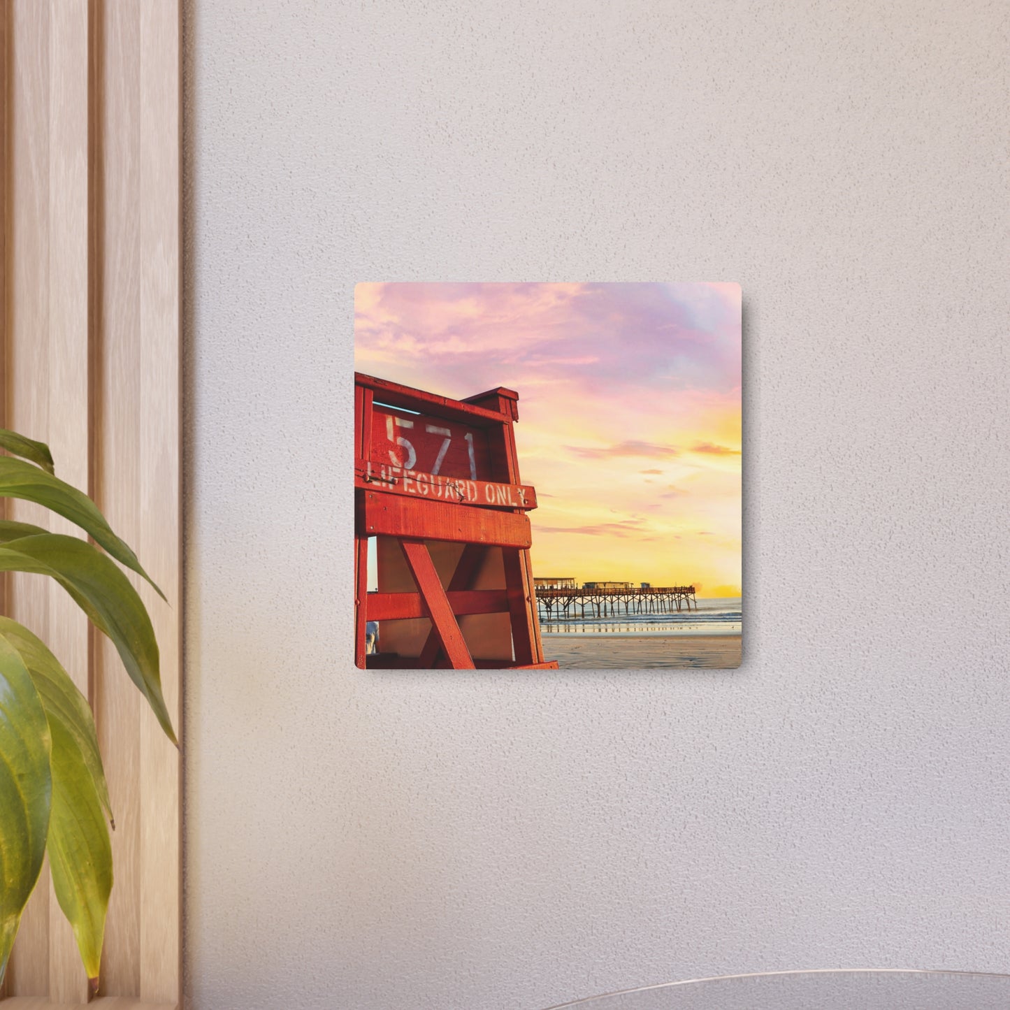 Daytona Beach Sunrise - Metal Art Sign