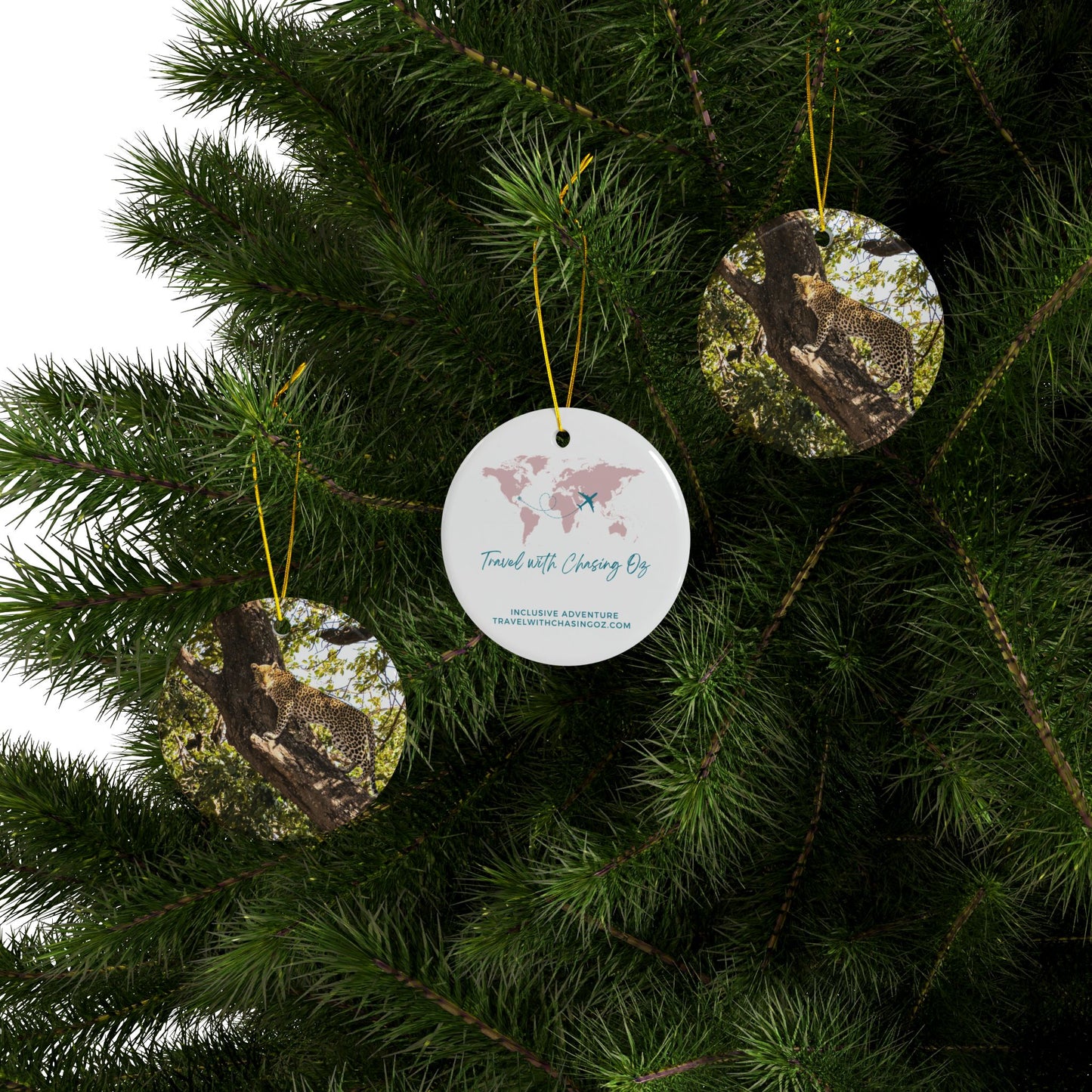 Safari Scenes - Ceramic Ornaments