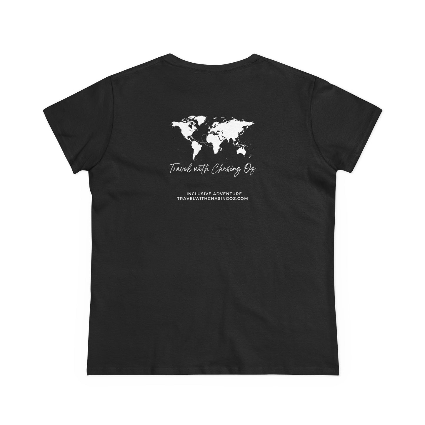 Travel with Chasing Oz - Womens Cotton Tee