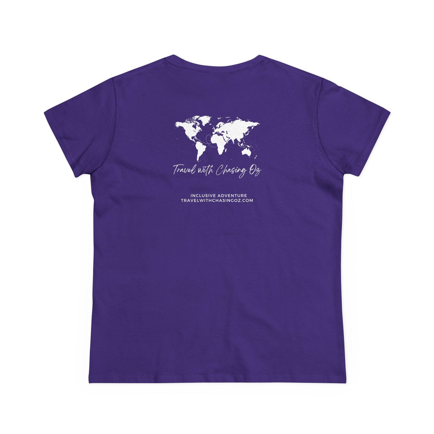 Travel with Chasing Oz - Womens Cotton Tee