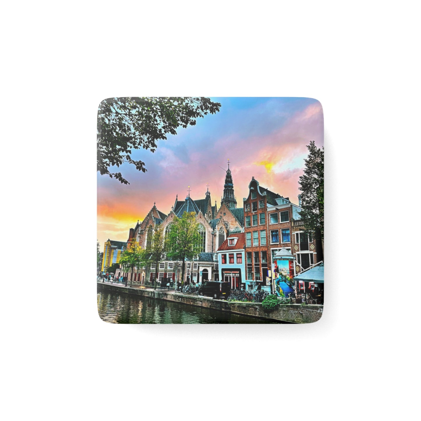 Amsterdam Sunset - Porcelain Magnet