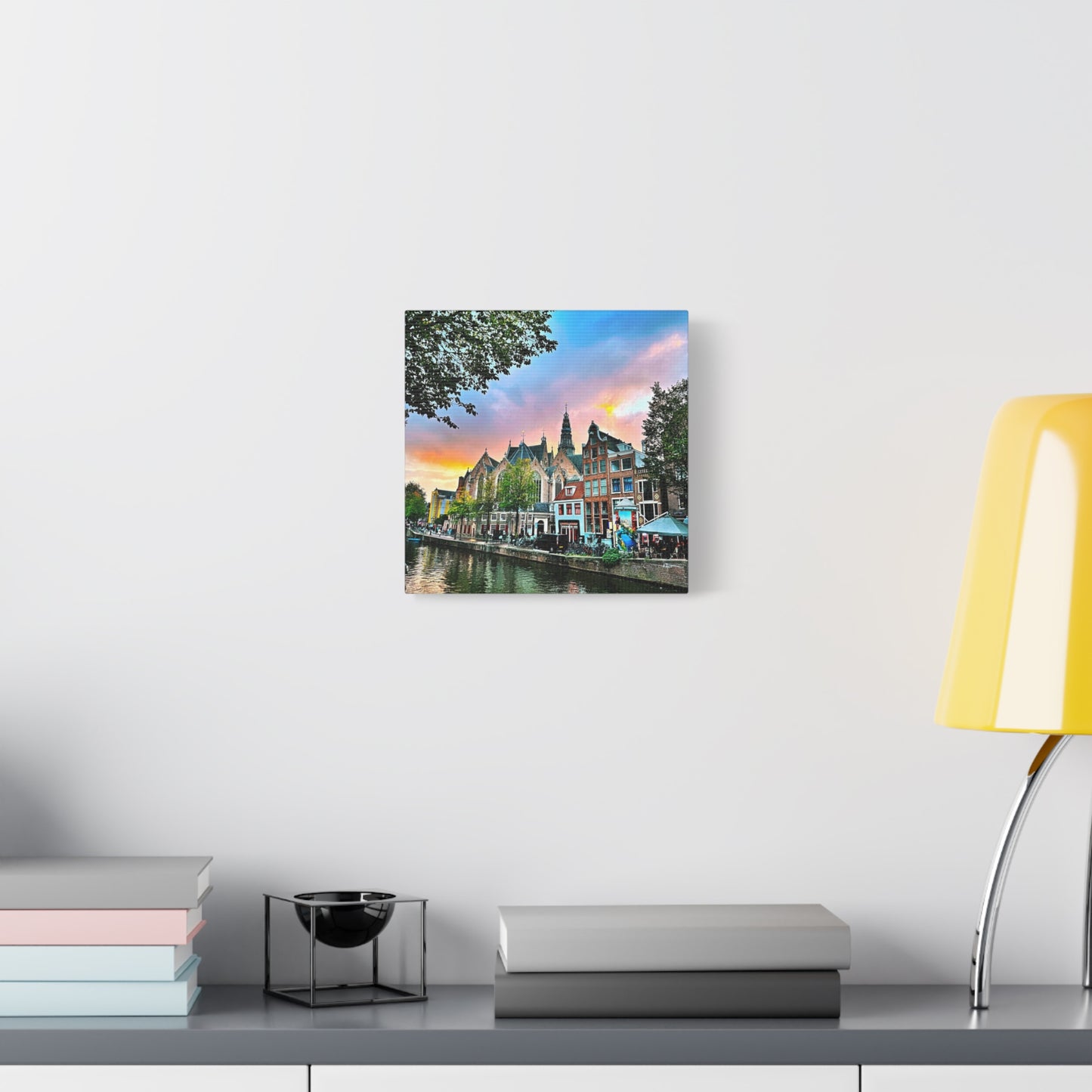 Amsterdam Sunset by Chasing Oz - Stretched Canvas Print