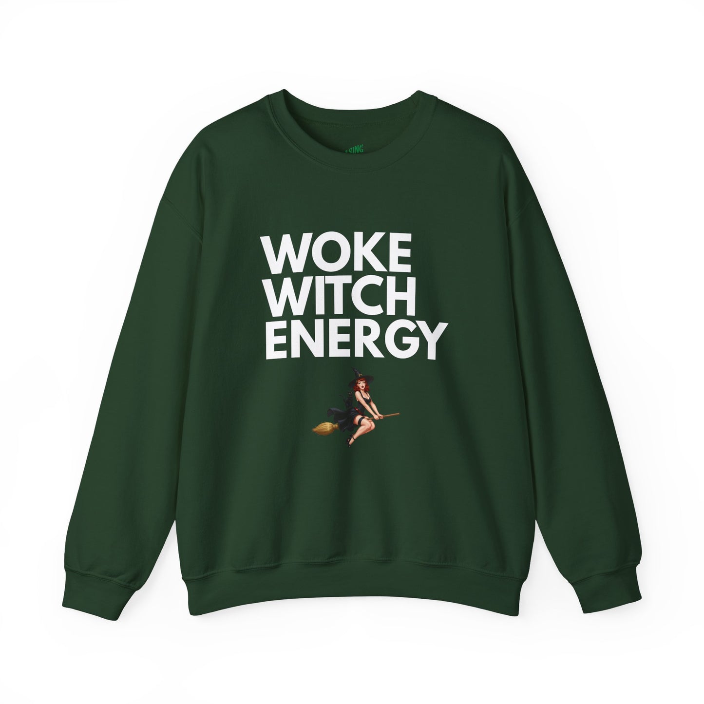Woke Witch Energy - Crewneck Sweatshirt