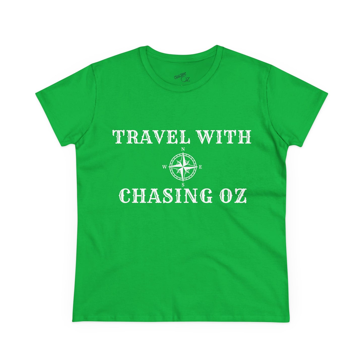 Travel with Chasing Oz - Womens Cotton Tee