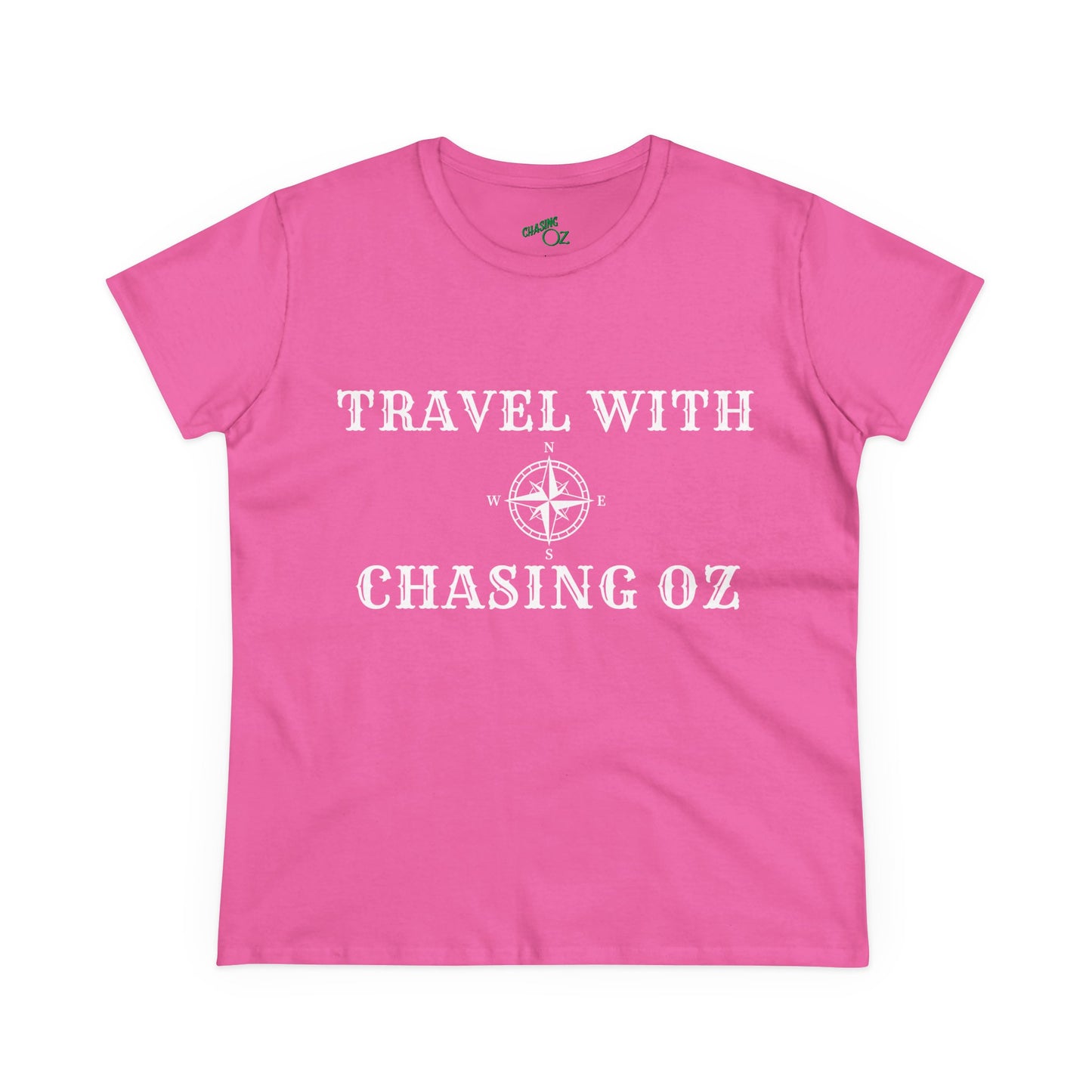 Travel with Chasing Oz - Womens Cotton Tee