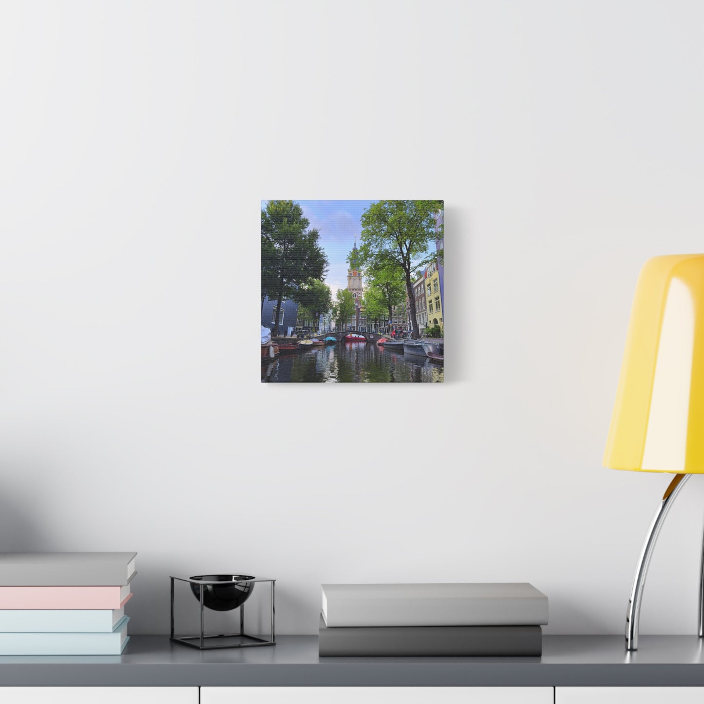 Amsterdam at Sundown by Chasing Oz - Stretched Canvas Print