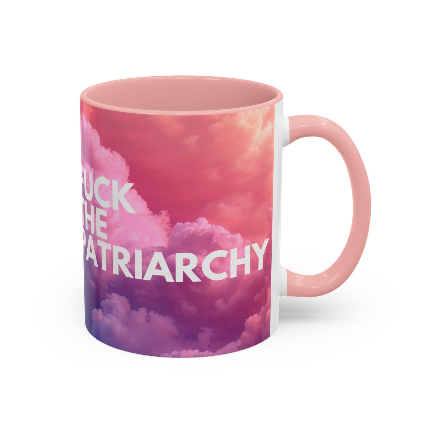 F the Patriarchy - Accent Coffee Mug