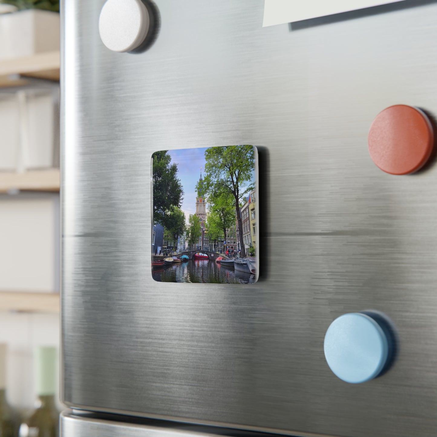 Amsterdam at Sundown - Porcelain Magnet