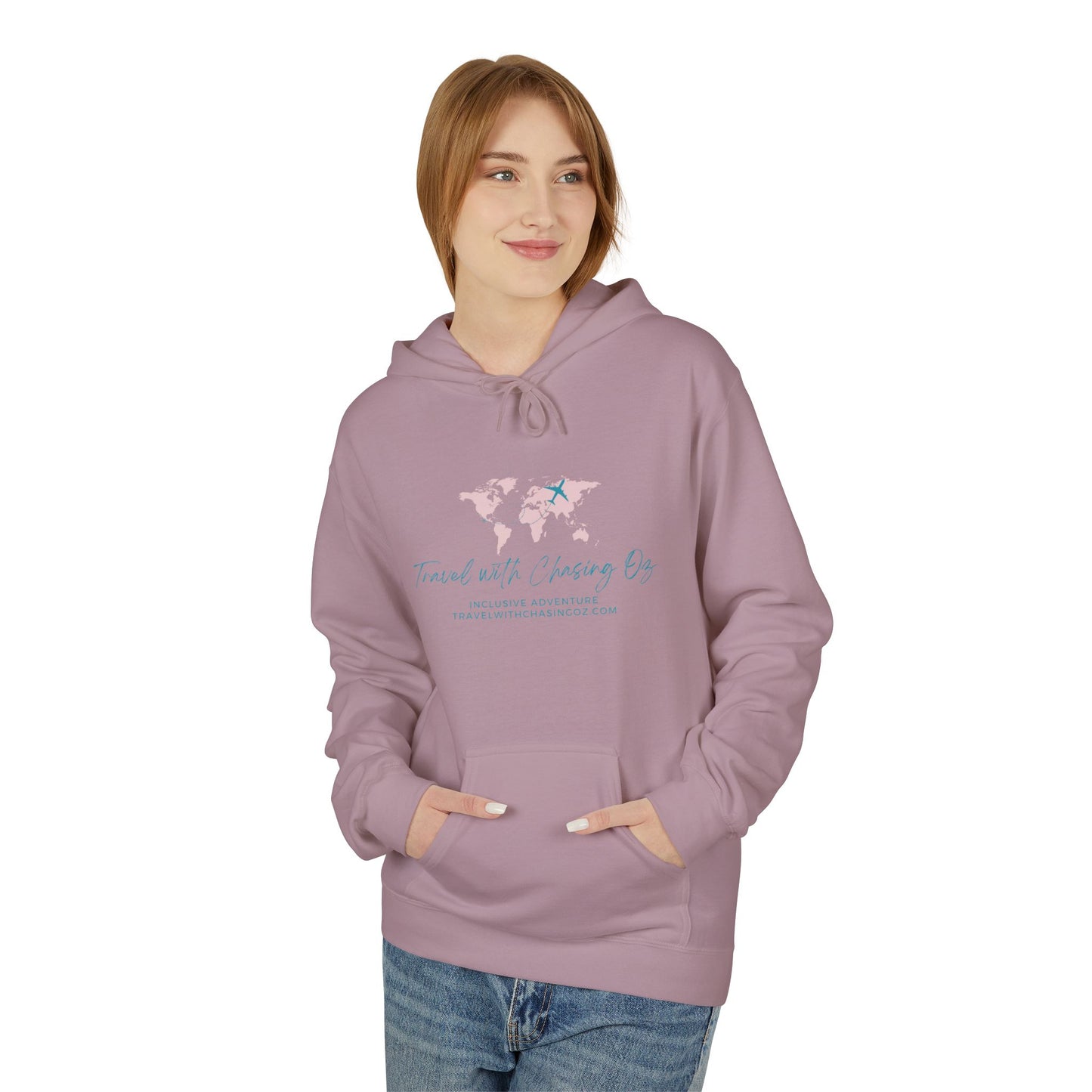 Travel with Chasing Oz - Softstyle Fleece Hoodie