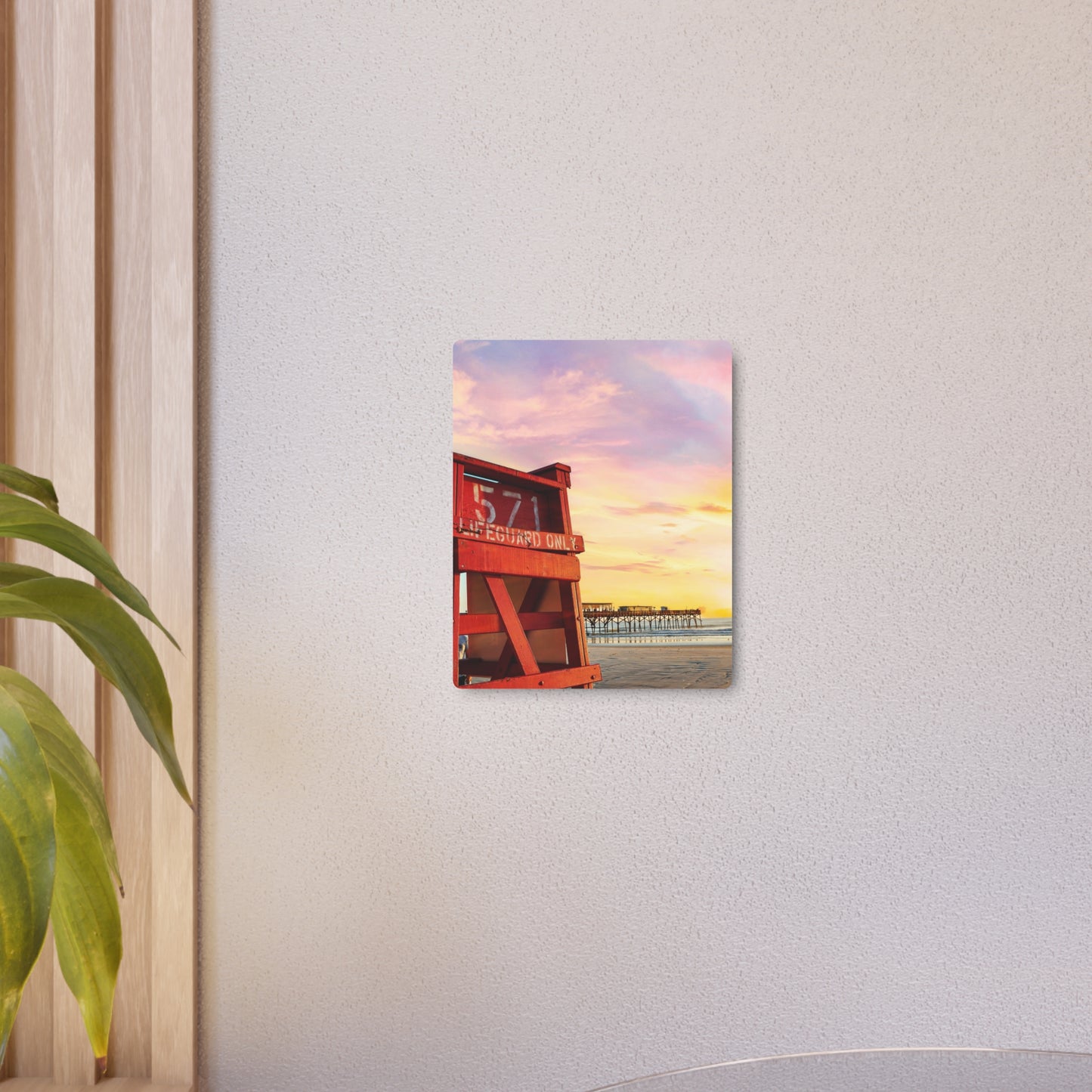 Daytona Beach Sunrise - Metal Art Sign