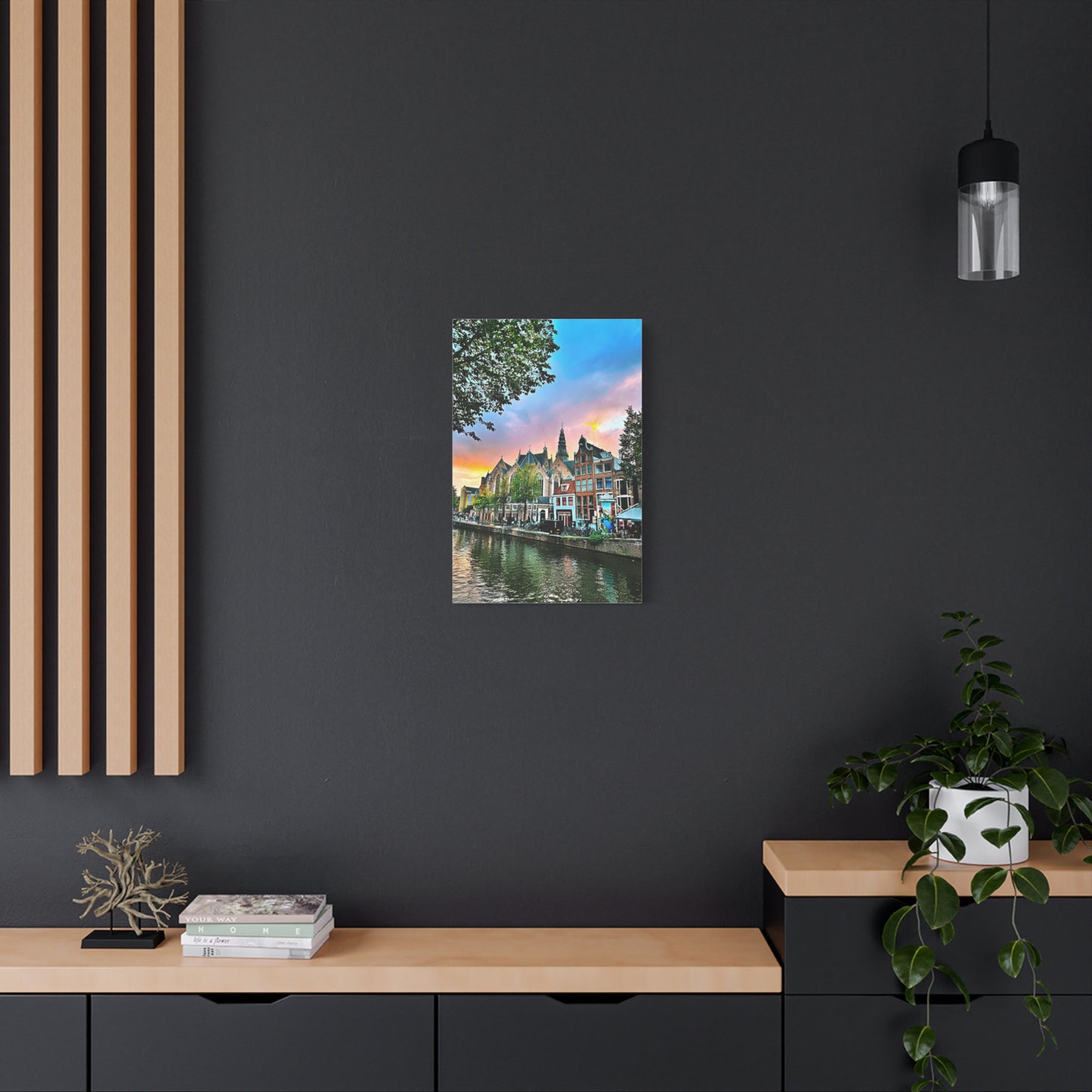 Amsterdam Sunset by Chasing Oz - Stretched Canvas Print