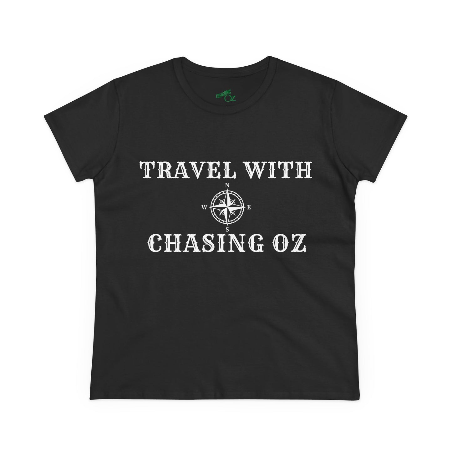 Travel with Chasing Oz - Womens Cotton Tee