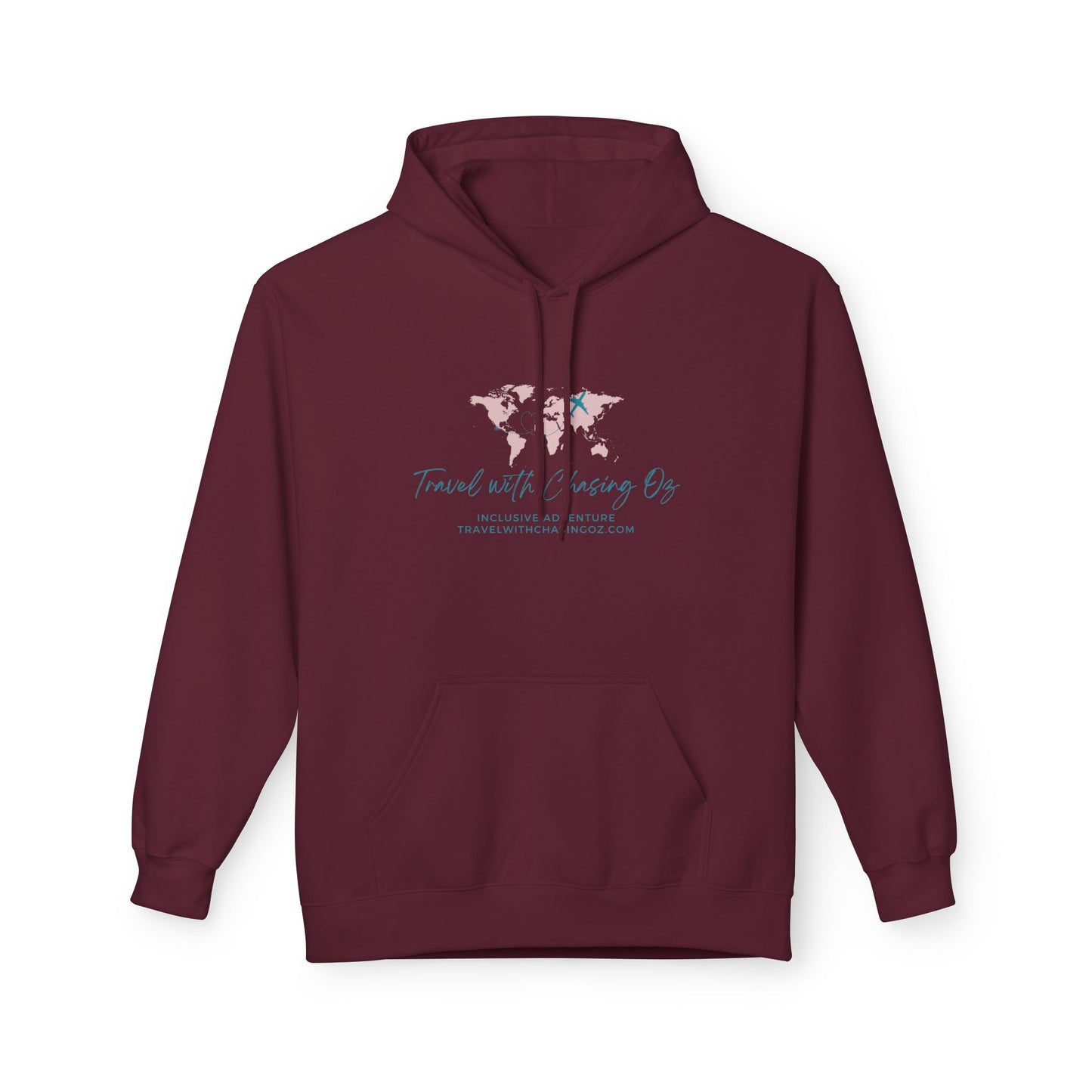Travel with Chasing Oz - Softstyle Fleece Hoodie