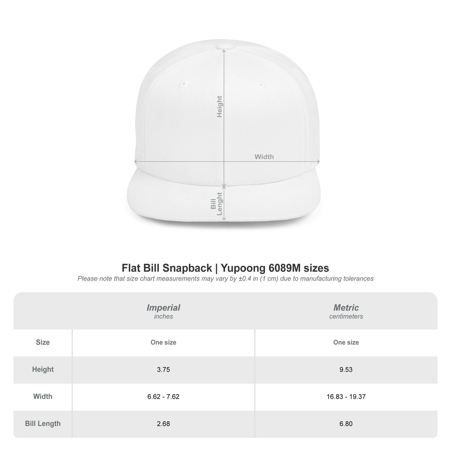 Believe Women - Flat Bill Snapback Hat