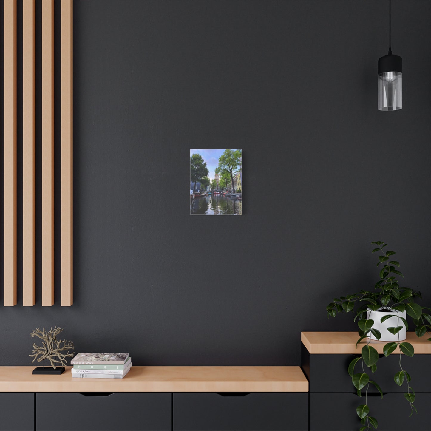 Amsterdam at Sundown by Chasing Oz - Stretched Canvas Print