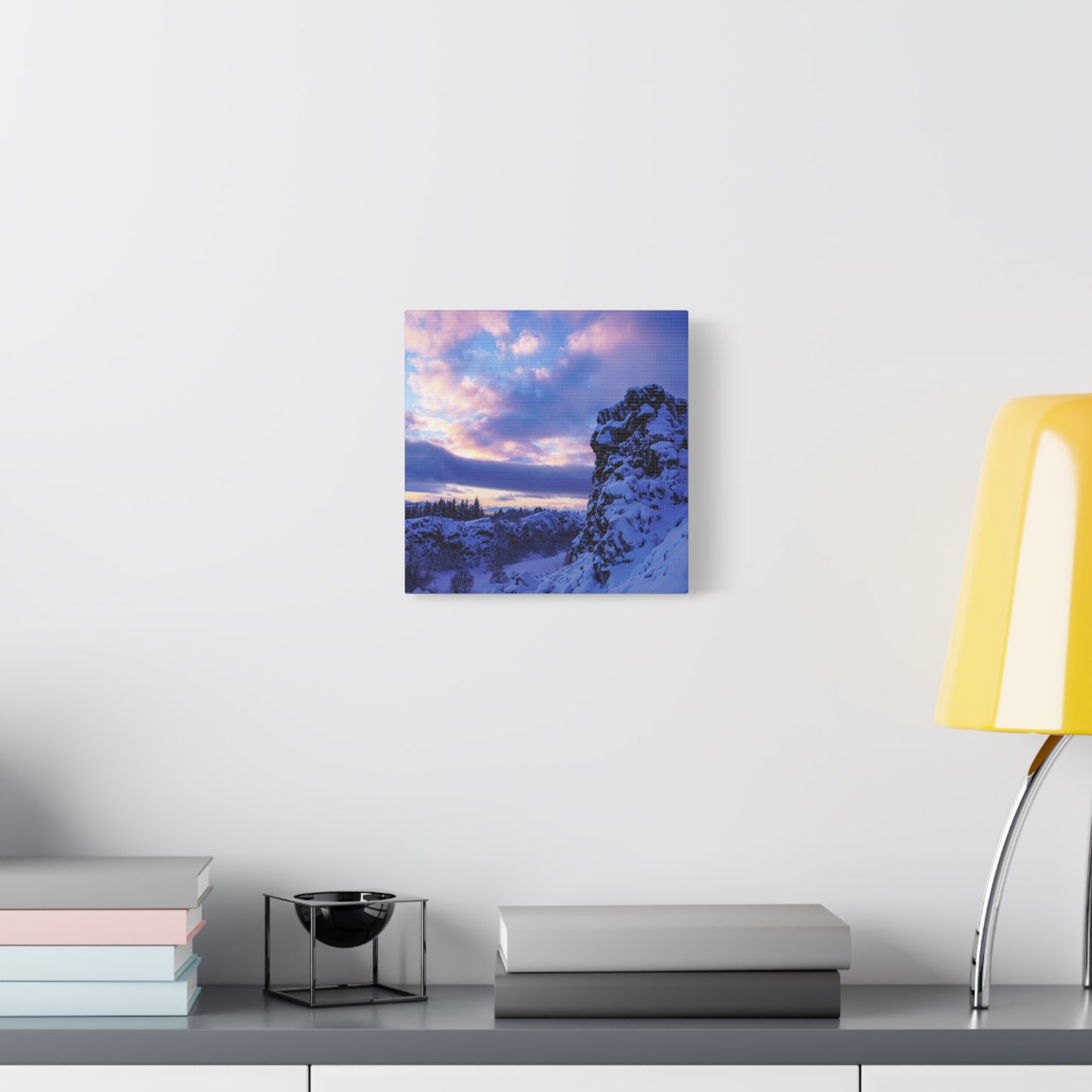Icelandic Sunrise by Chasing Oz - Stretched Canvas Print