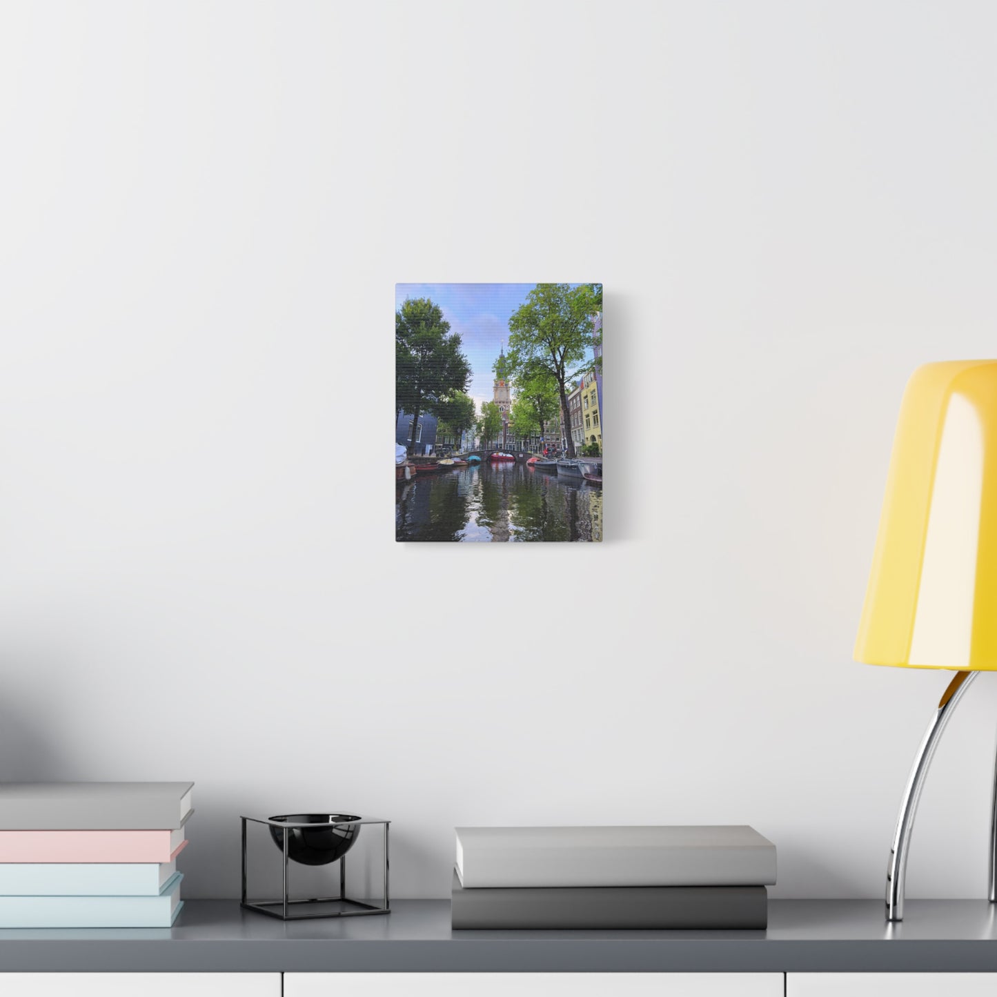Amsterdam at Sundown by Chasing Oz - Stretched Canvas Print
