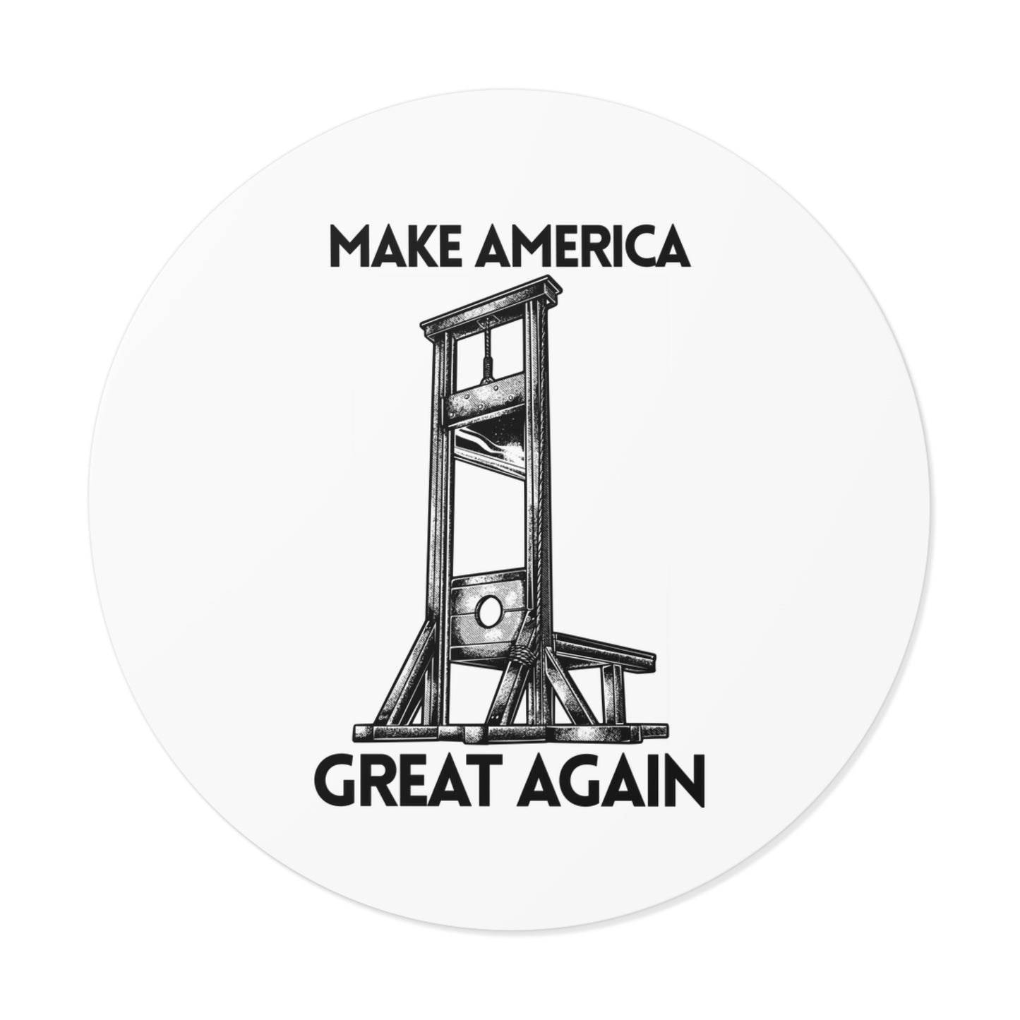 MAGA LOLZ - Round Vinyl Sticker