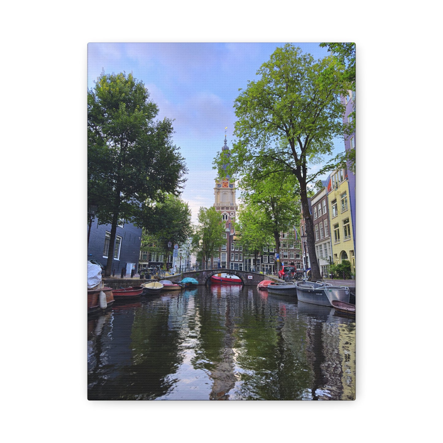Amsterdam at Sundown by Chasing Oz - Stretched Canvas Print