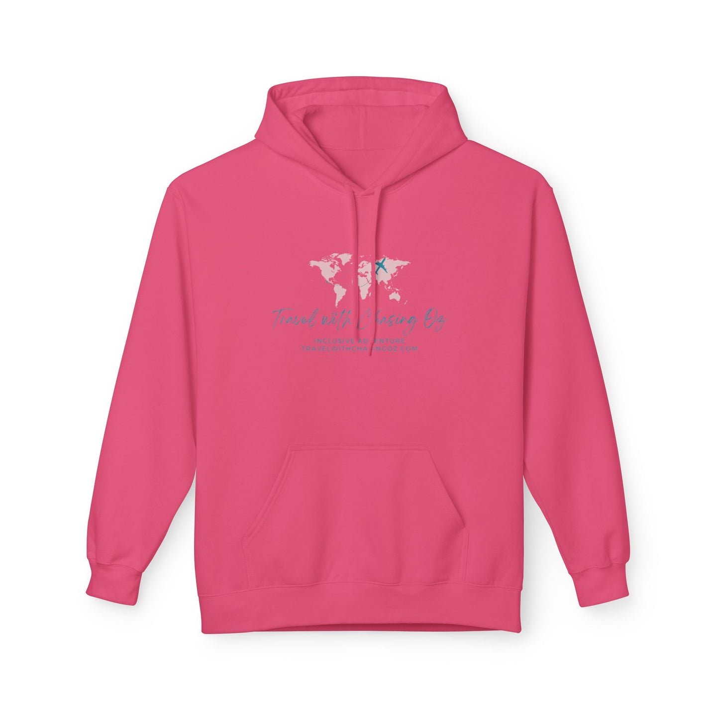 Travel with Chasing Oz - Softstyle Fleece Hoodie